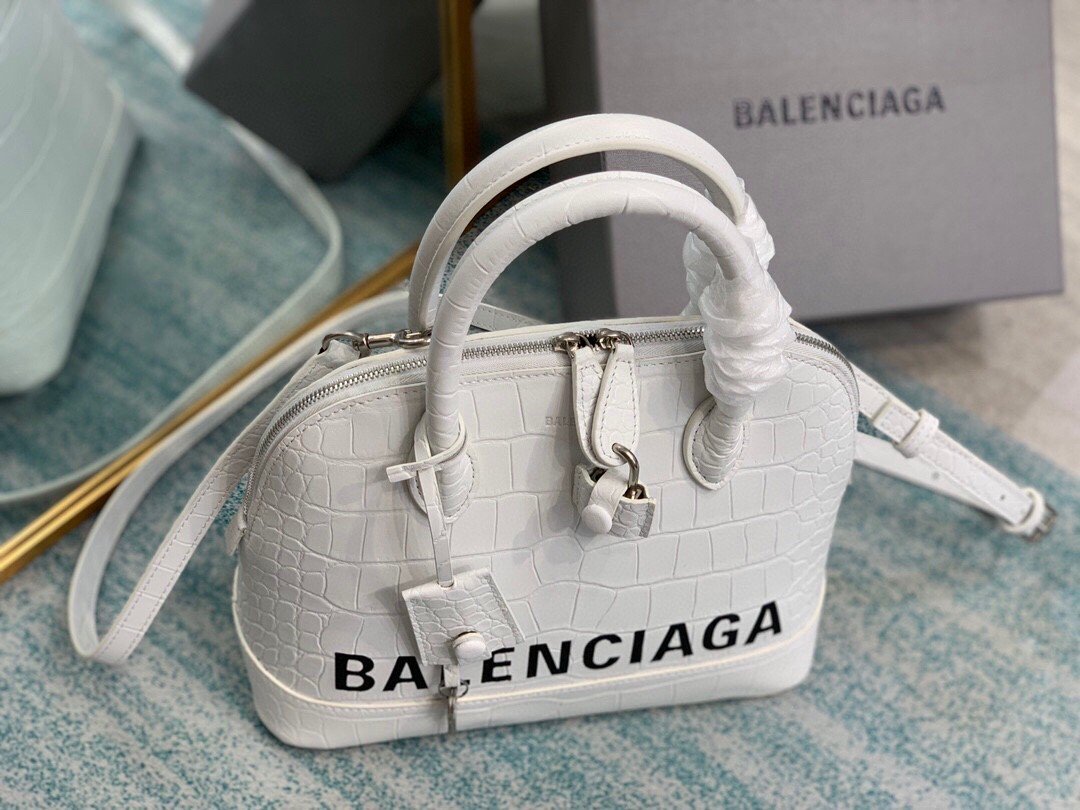 Balenciaga Ville XXS Handbag In White. For Women. Women-s Bags 8.6in/22cm - Soul Replicas