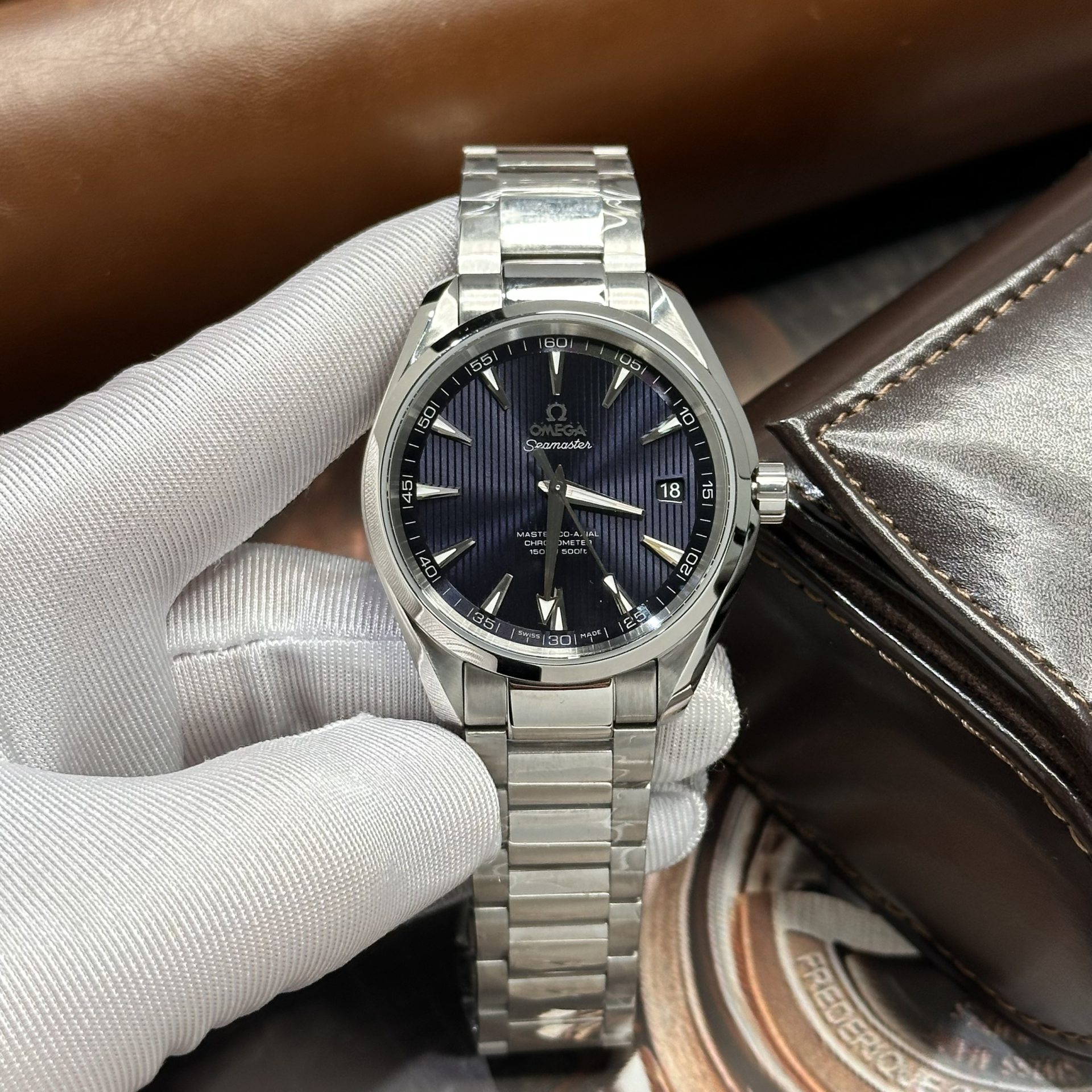 Omega Seamaster Replica Watches Blue Dial VS Factory 41mm - Soul Replicas