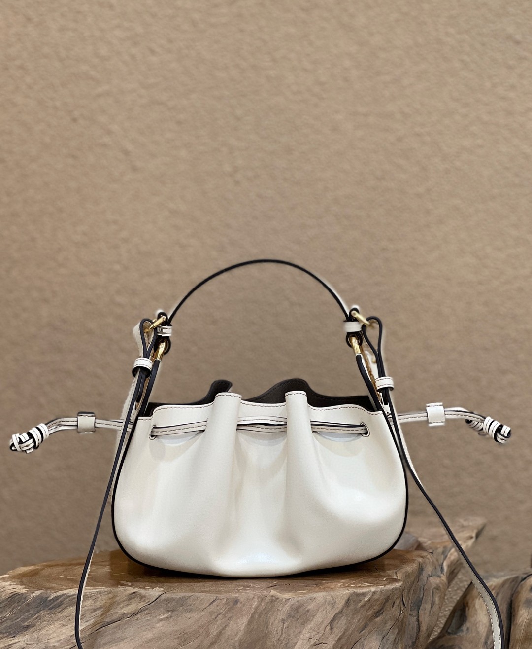 Fendi Pomodorino White Mini Bag For Woman 17cm/6.5in 8BS059AHWUF0VWM - Soul Replicas