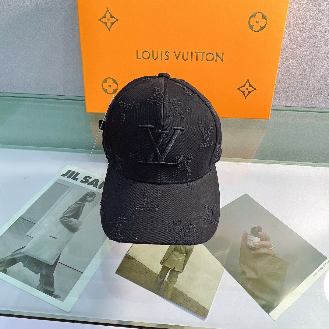Louis Vuitton Be My Cap In Black - Soul Replicas