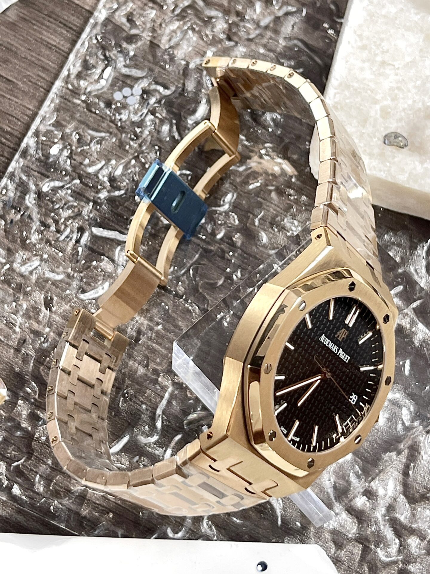 Audemars Piguet Royal Oak 15510OR Replica Watch Black Dial 41mm - Soul Replicas