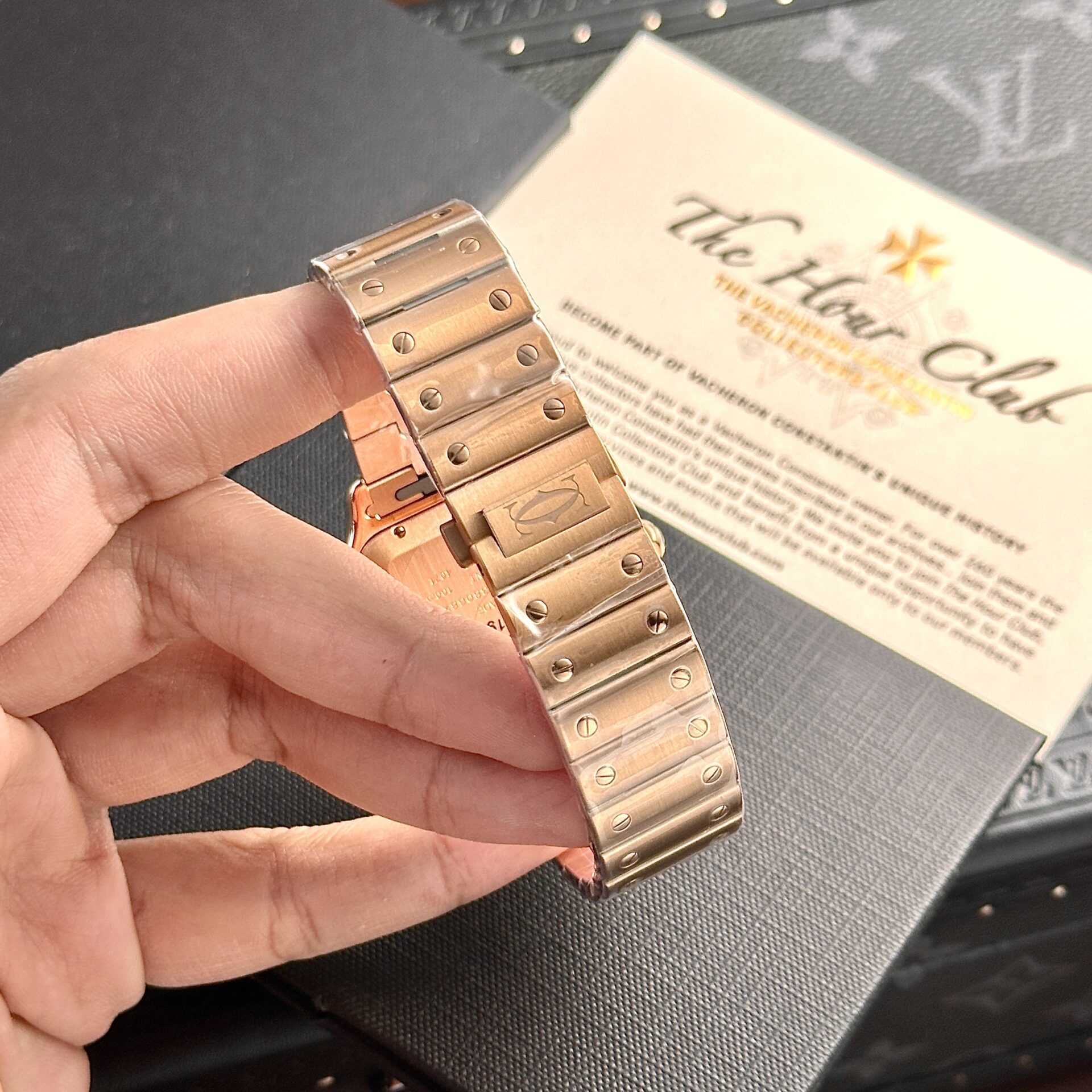 Cartier Santos Replica Watch Rose Gold BV Factory 39.8mm - Soul Replicas