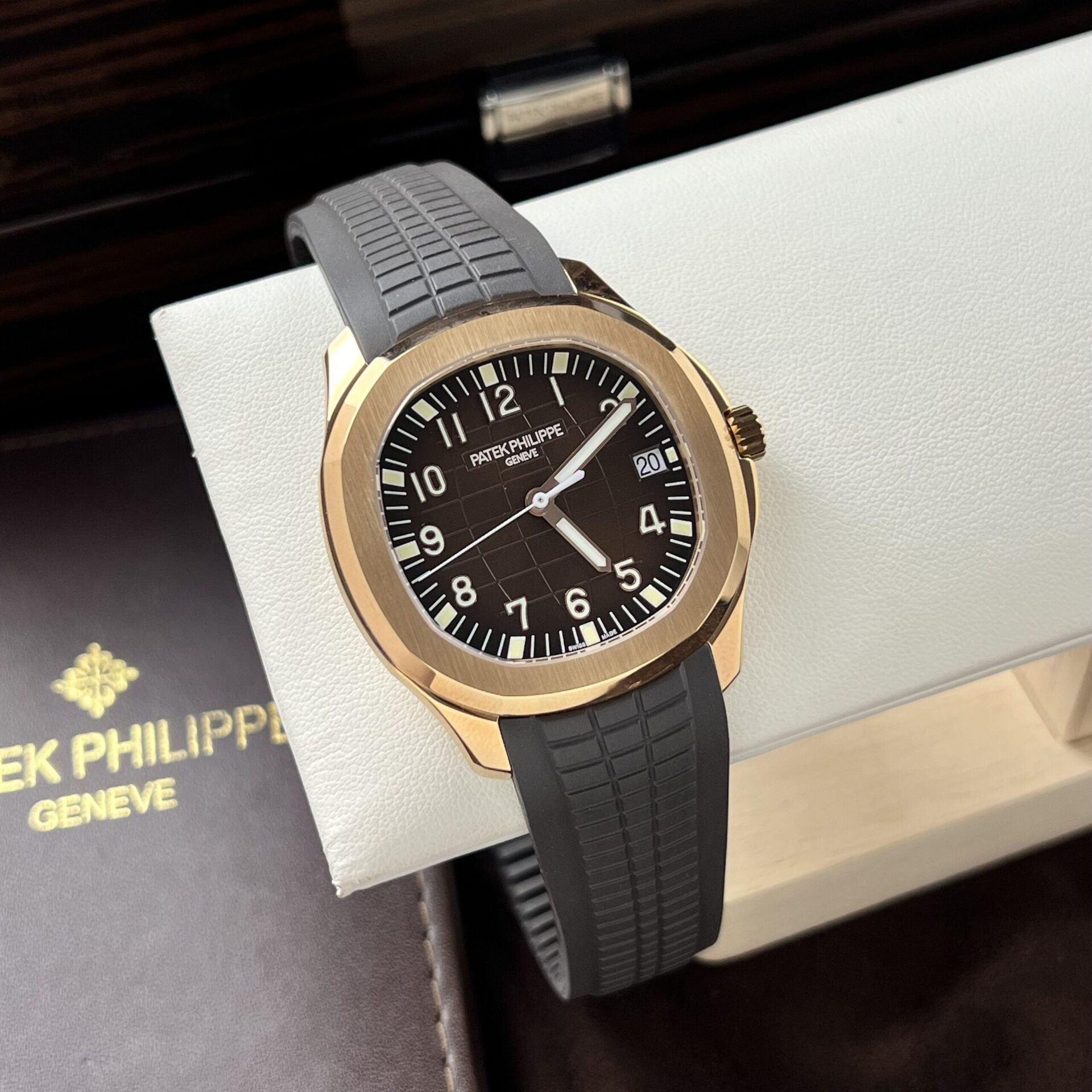 Patek Philippe Replica Watch Aquanaut 5167R Bown Dial 3K Factory 40mm - Soul Replicas