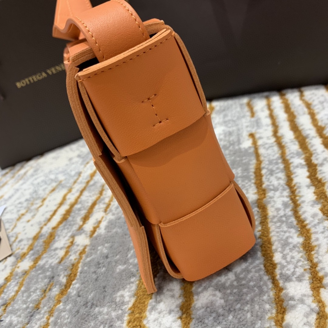 Bottega Veneta Cassette Bag For Women 9.1in/23cm In Tangerine 578004VMAY17003 - Soul Replicas