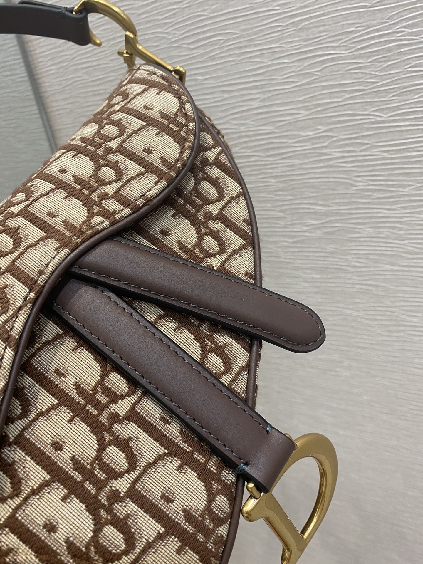 Christian Dior Brown Mini Saddle Bag For Women 21cm/7in CD - Soul Replicas