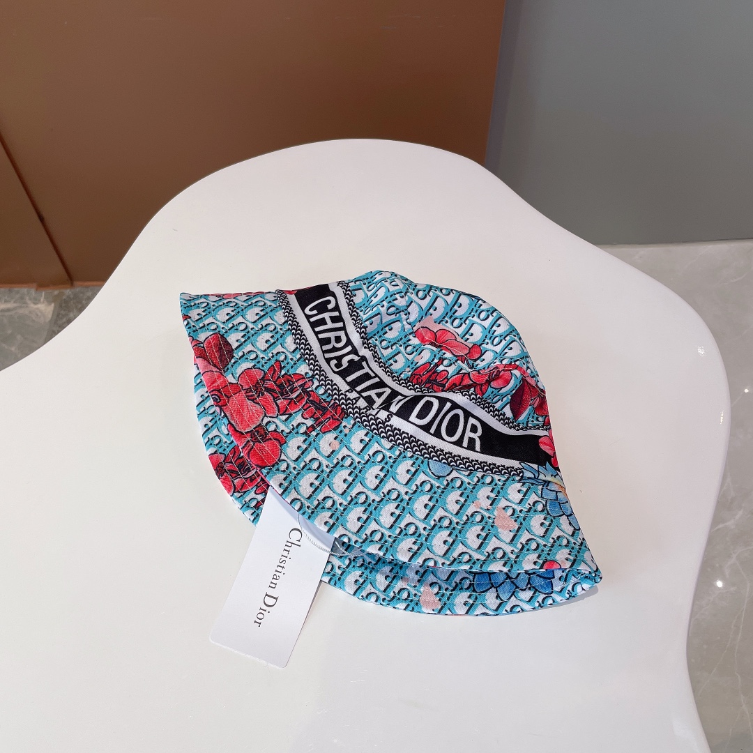 Christian Dior Bucket Hat Light Blue Hat - Soul Replicas