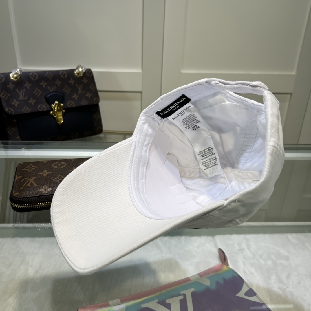 Balenciaga Political Campaign Cancelled White Cap - Soul Replicas