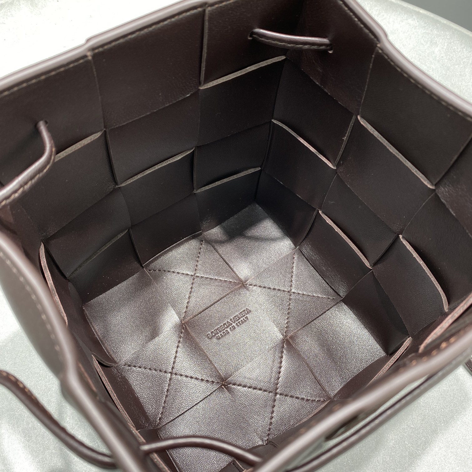 Bottega Veneta Mini Cassette Bucket Bag Purple. For Women. Women-s Bags 5.5in/14cm - Soul Replicas