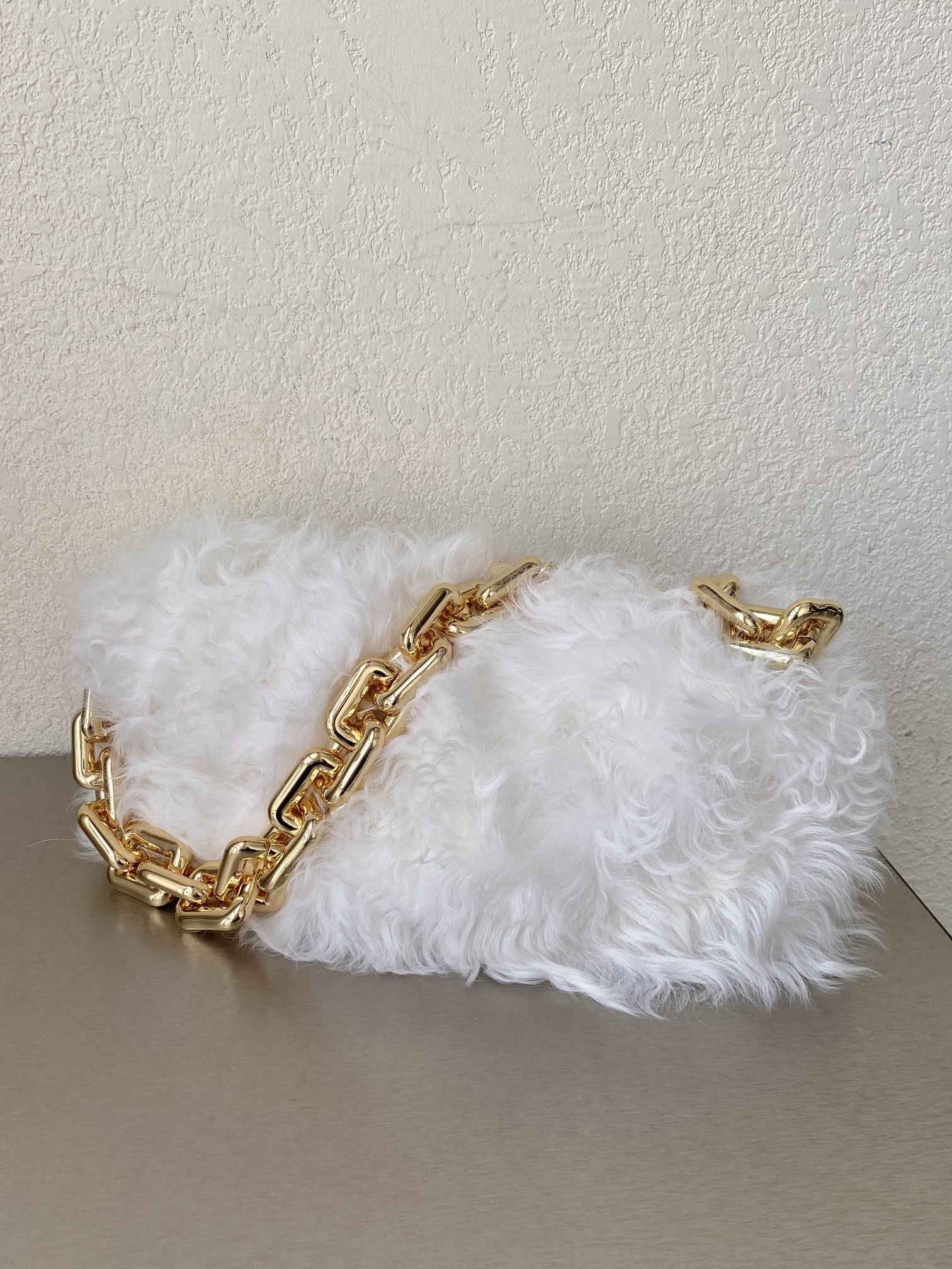Bottega Veneta Chain Pouch White. For Women. Women-s Bags 12.2in/31cm - Soul Replicas