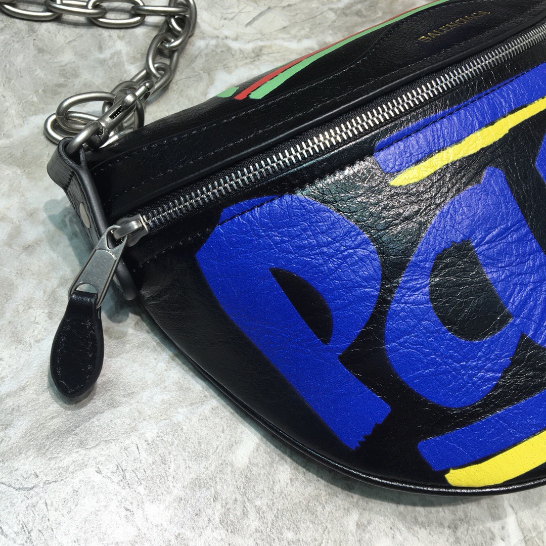 Balenciaga Souvenir XS Belt Bag In Black. For Women. Women-s Bags 9.5in/24cm - Soul Replicas