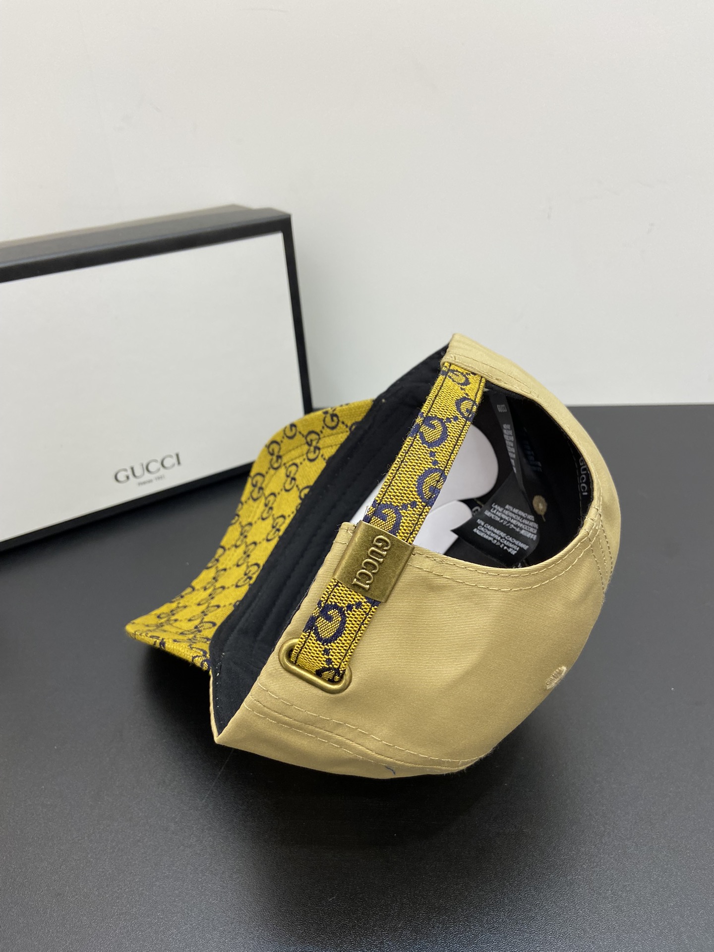 Gucci Baseball Hat Yellow Gucci Hat - Soul Replicas