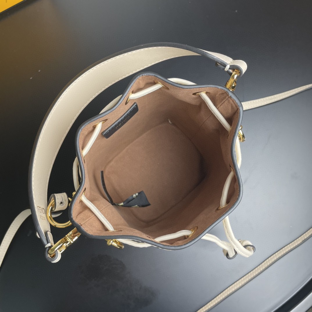 Fendi Mon Tresor Beige Mini Bag For Woman 18cm/7in 8BS010A659F174X - Soul Replicas