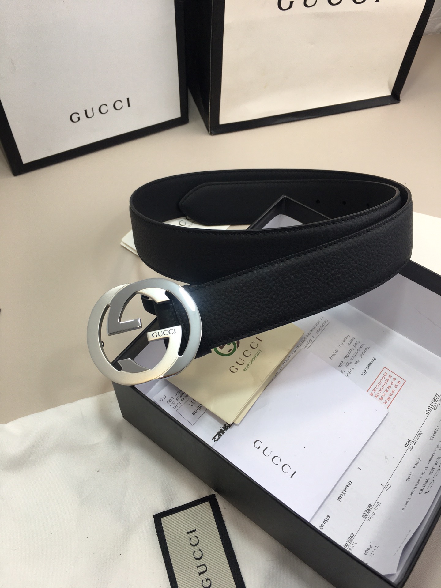 Gucci Marmont Reversible Belt Black. Women Belt - Soul Replicas