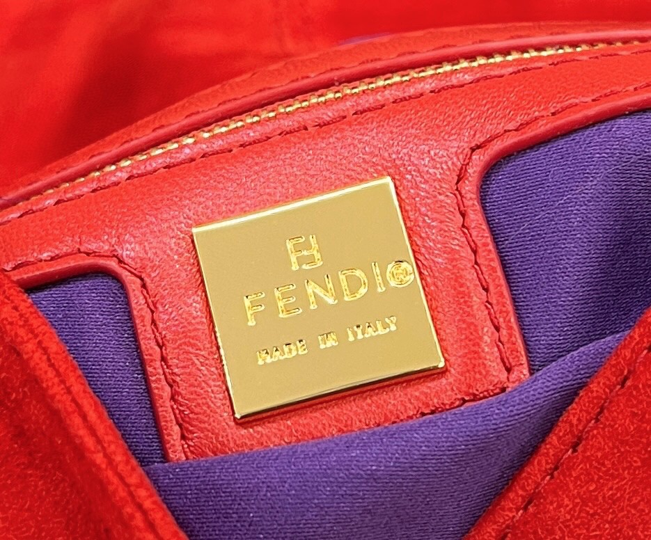 Fendi Baguette Red Bag For Woman 25cm/9.5in - Soul Replicas