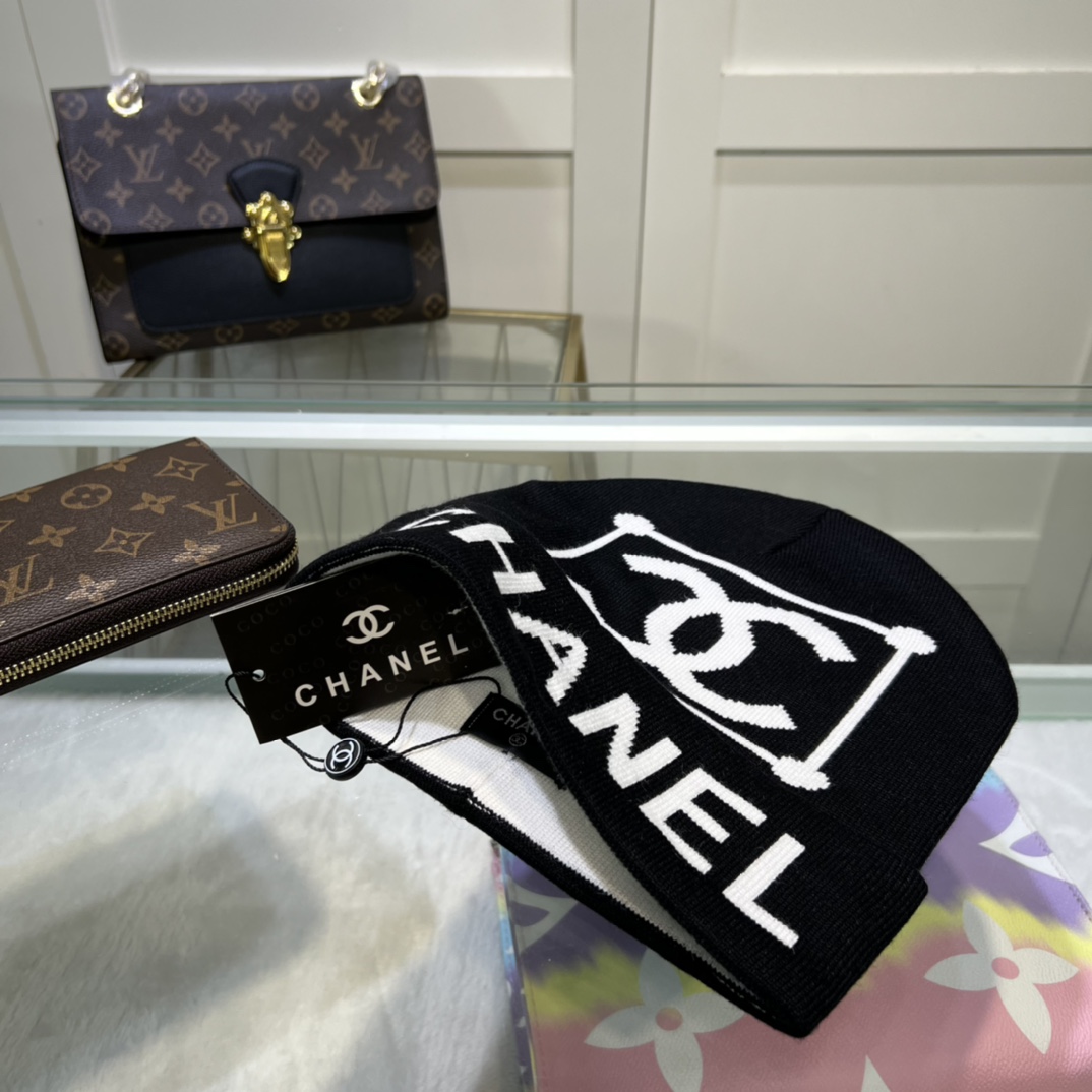 Chanel Beanie In Black - Soul Replicas