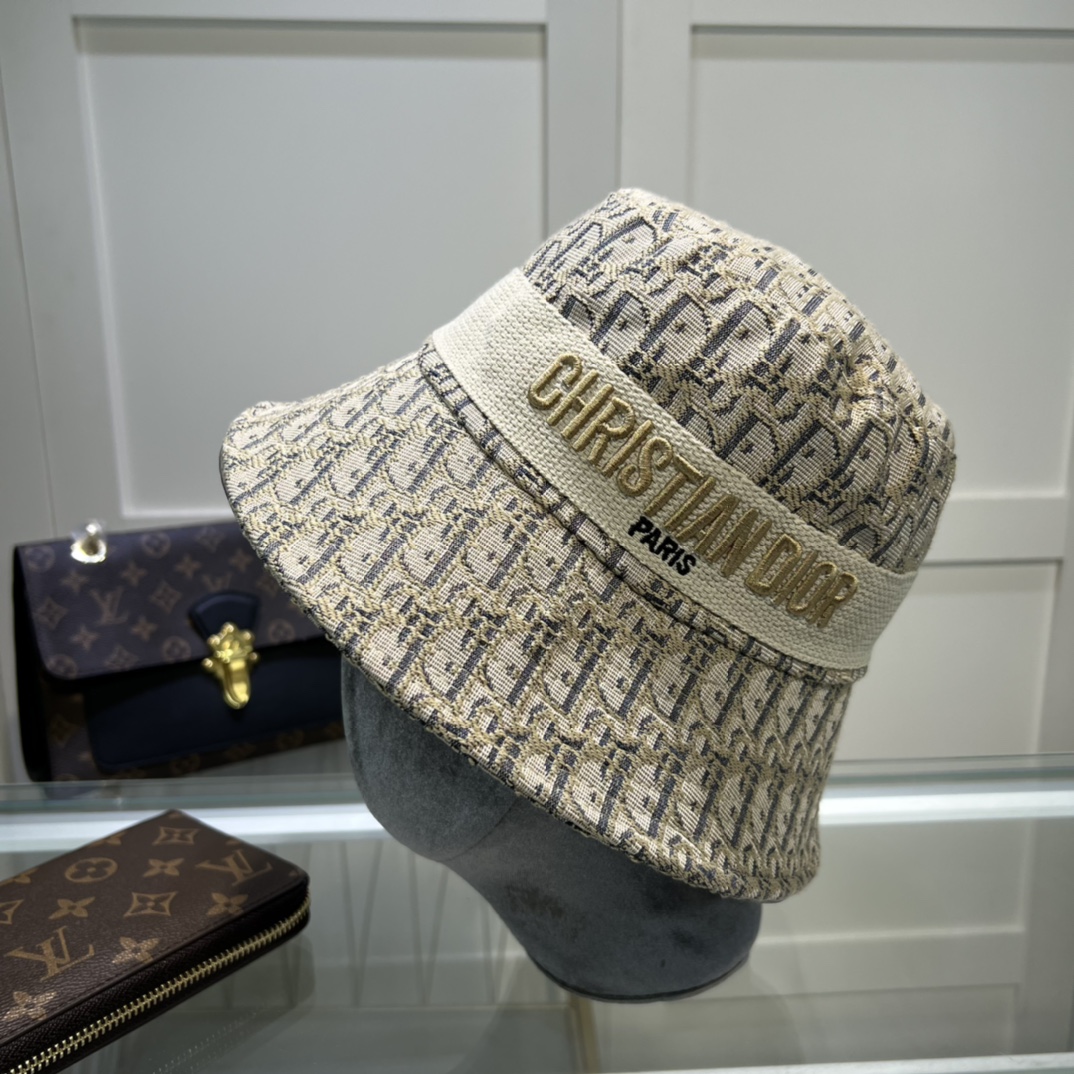 Christian Dior DYOResort Big Brim Hat Beige Hat - Soul Replicas