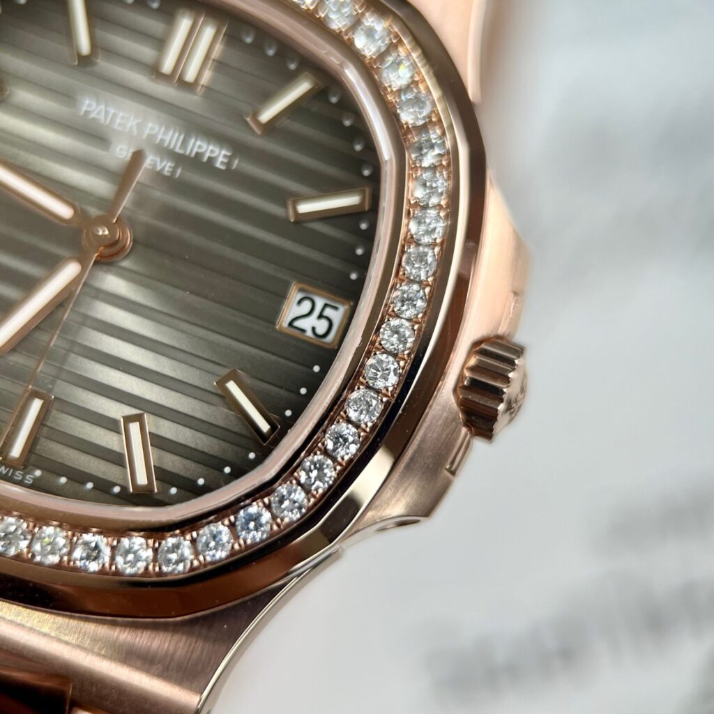 Patek Philippe Best Replica Watch Nautilus 5711 Gold Wrapped & Moissanite Diamonds Custom 40mm - Soul Replicas