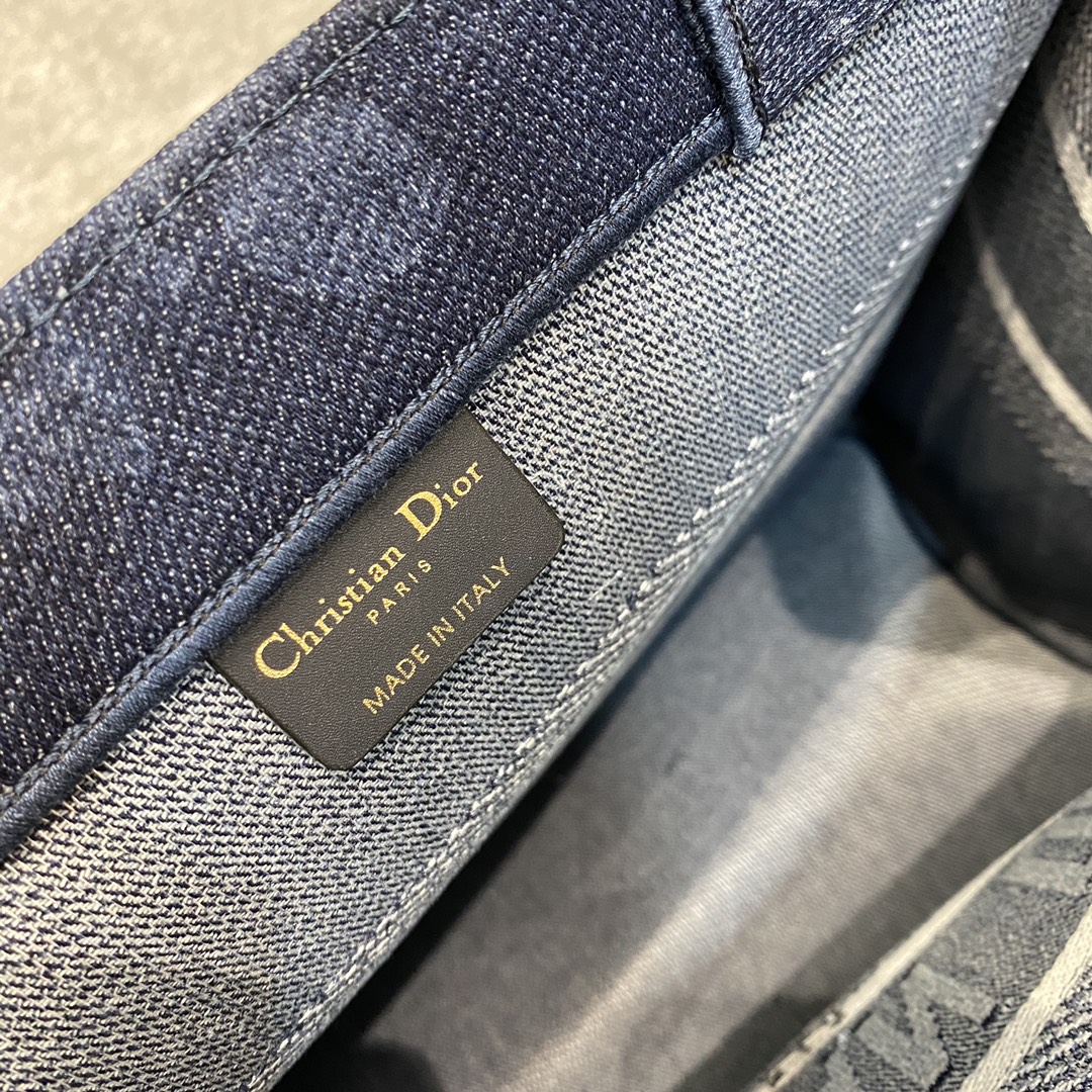 Christian Dior Medium Dior Book Tote Blue For Women 36cm/16.5in CD - Soul Replicas