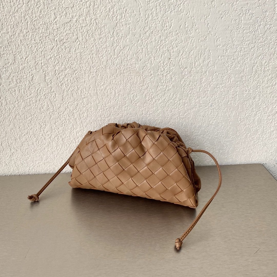 Bottega Veneta Mini Pouch Caramel. For Women. Women-s Bags 8.6in/22cm 585852VCPP19850 - Soul Replicas