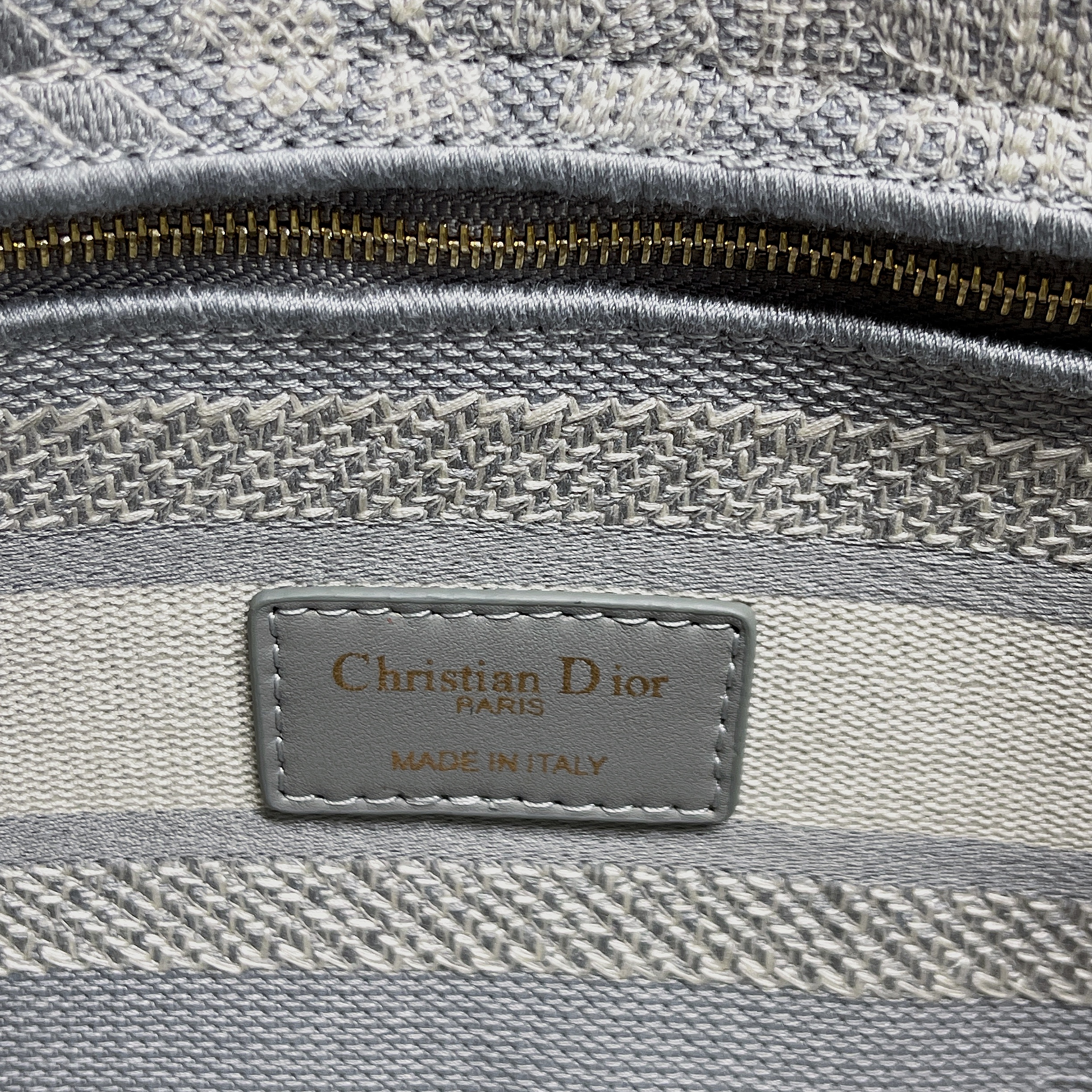Christian Dior Medium Lady D-Lite Bag Grey. For Women. Women's Handbags 24cm/9.5in CD - Soul Replicas