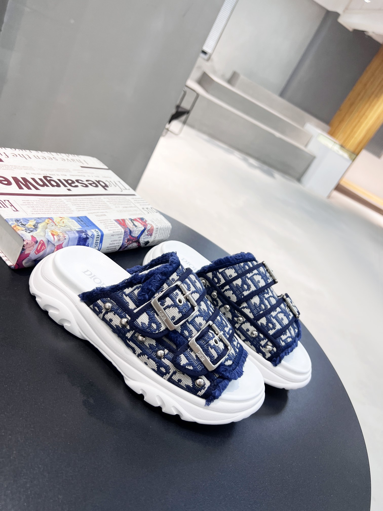 Christian Dior Women's D-Wander Slide Blue For Women CD - Soul Replicas