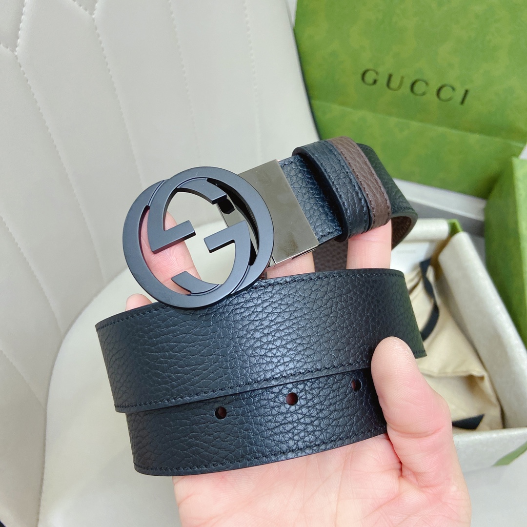 Gucci Marmont Reversible Belt Black. Women Belt - Soul Replicas