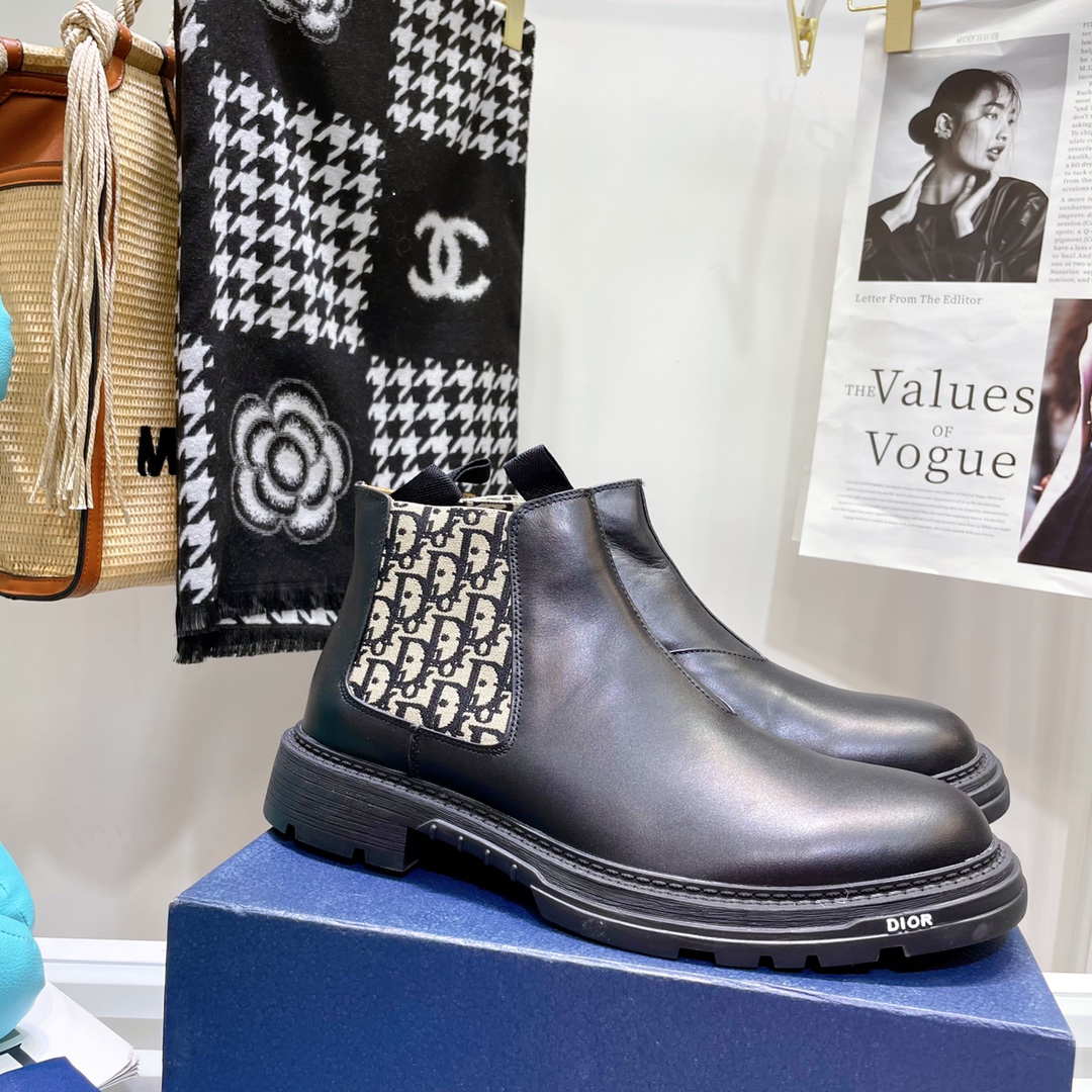 Christian Dior Iron Ankle Boot Black For Women CD - Soul Replicas