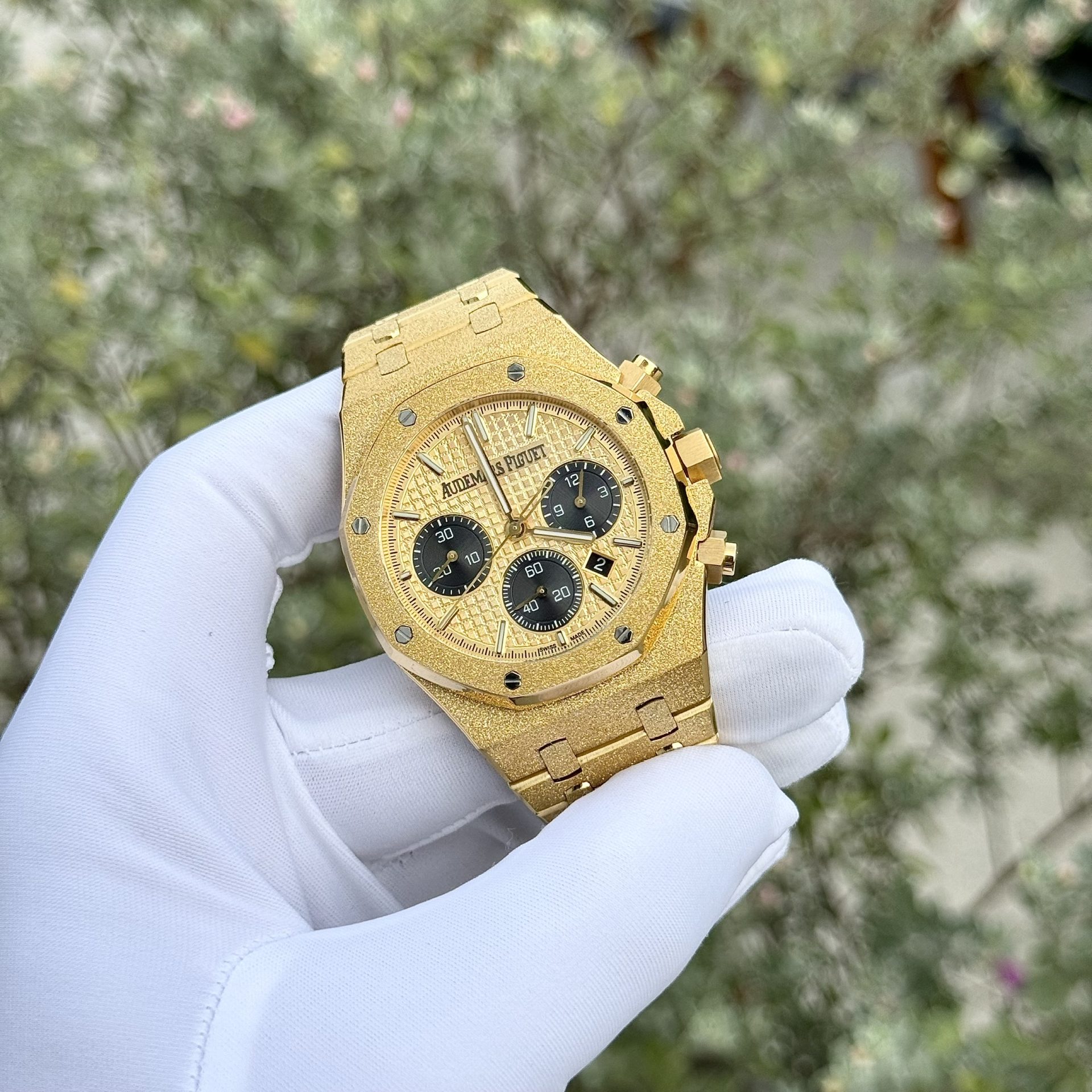 Audemars Piguet Replica Watches Royal Oak 26331 Frosted Gold 41mm - Soul Replicas