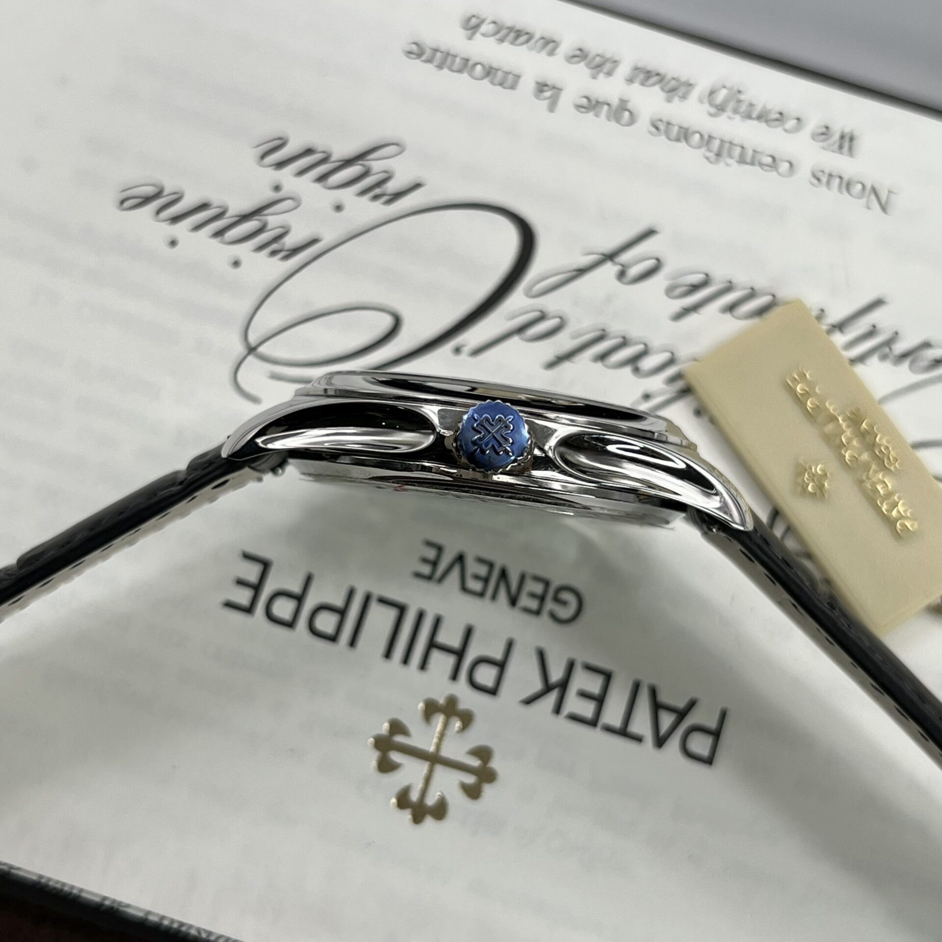 Patek Philippe Calatrava 5227G Replica 1:1 Watch Black GR Factory 39mm - Soul Replicas