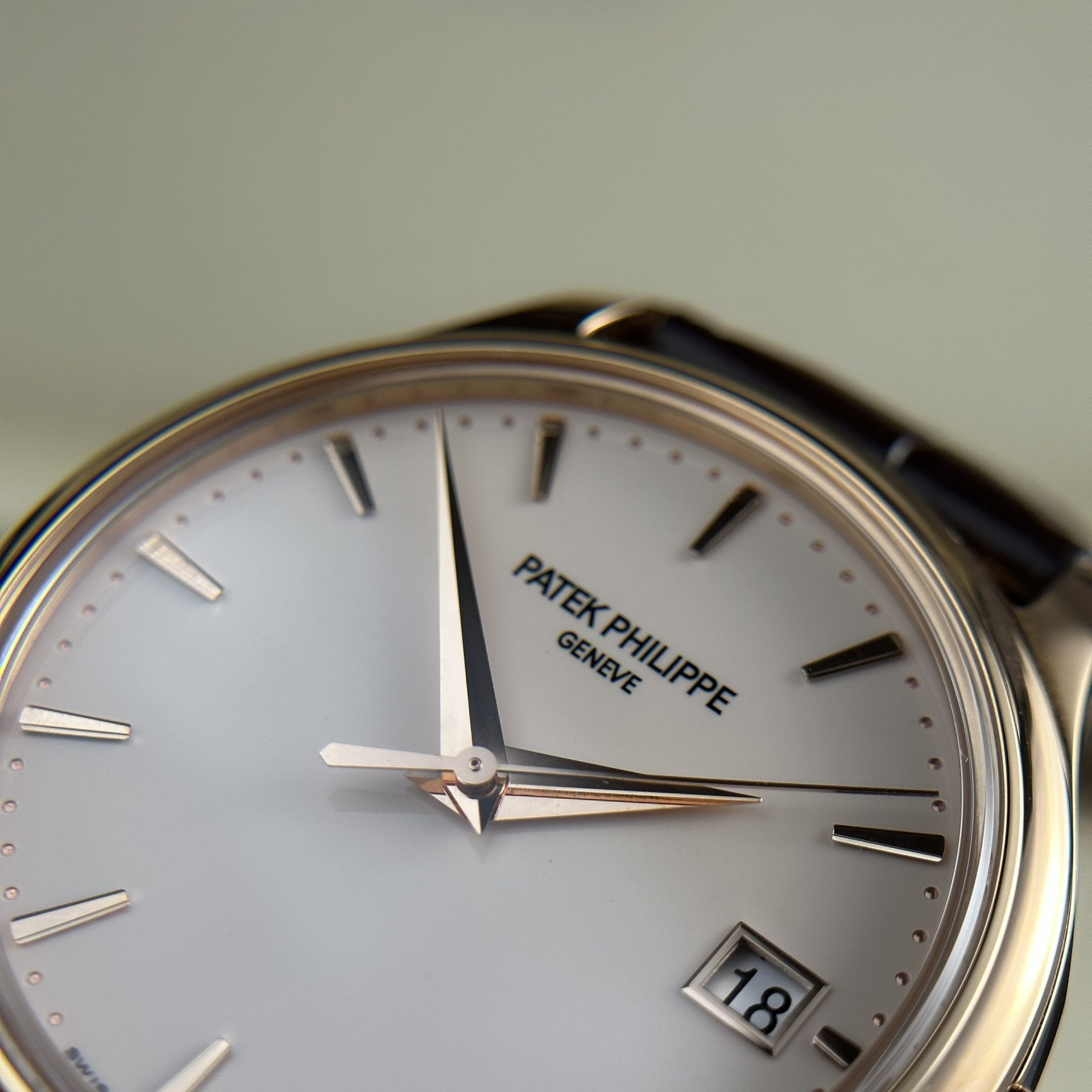 Patek Philippe Replica Watches Calatrava 5227R Leather Strap 3K Factory 39mm - Soul Replicas