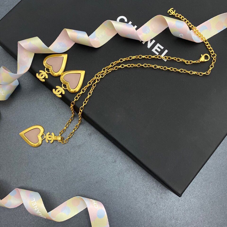 Combo Chanel Necklace And Earrings - Soul Replicas