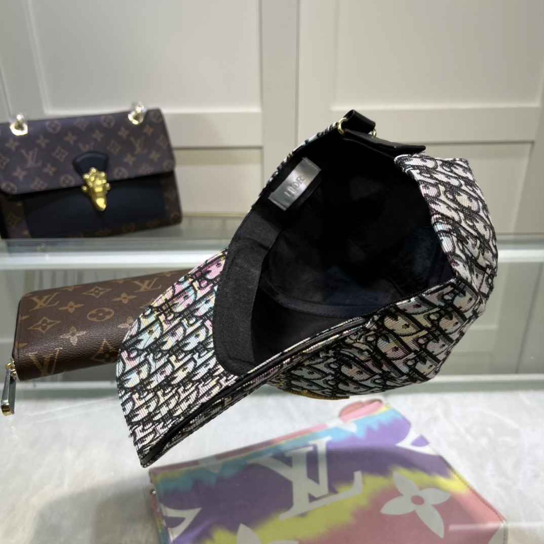 Christian Dior Jack Dior Baseball Cap Black Cap - Soul Replicas
