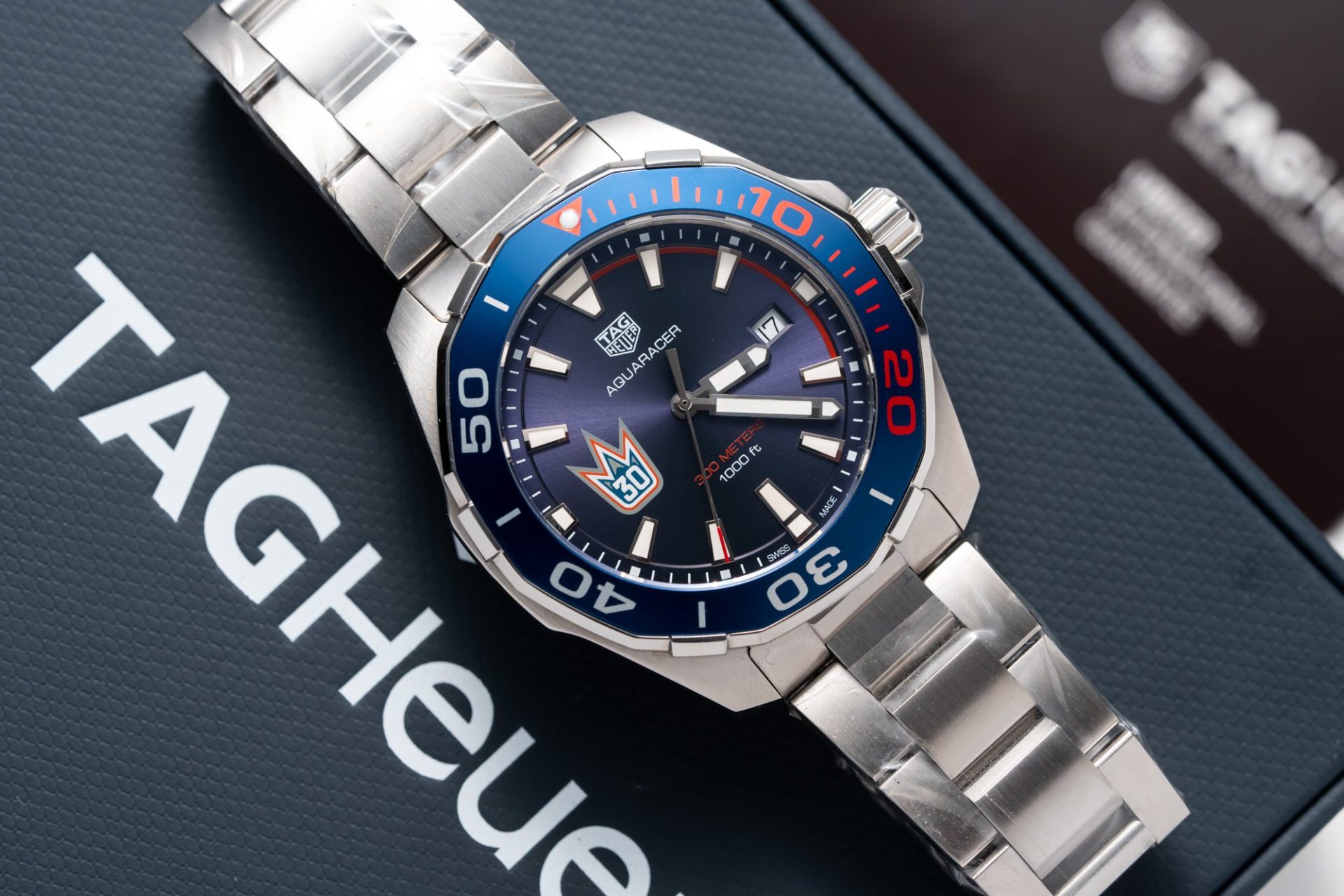 Tag Heuer Fake Watch Aquaracer Henrik Lundqvist Blue Dial 43mm - Soul Replicas