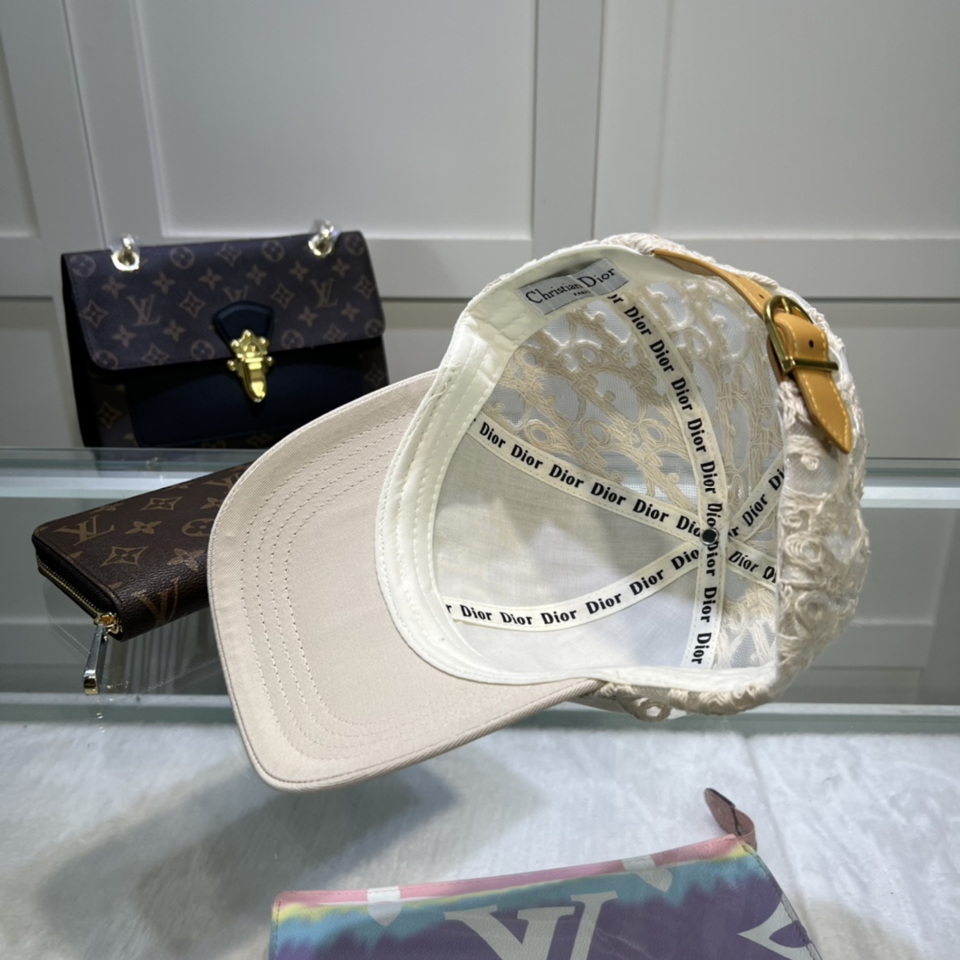 Christian Dior Baseball Cap White Cap - Soul Replicas