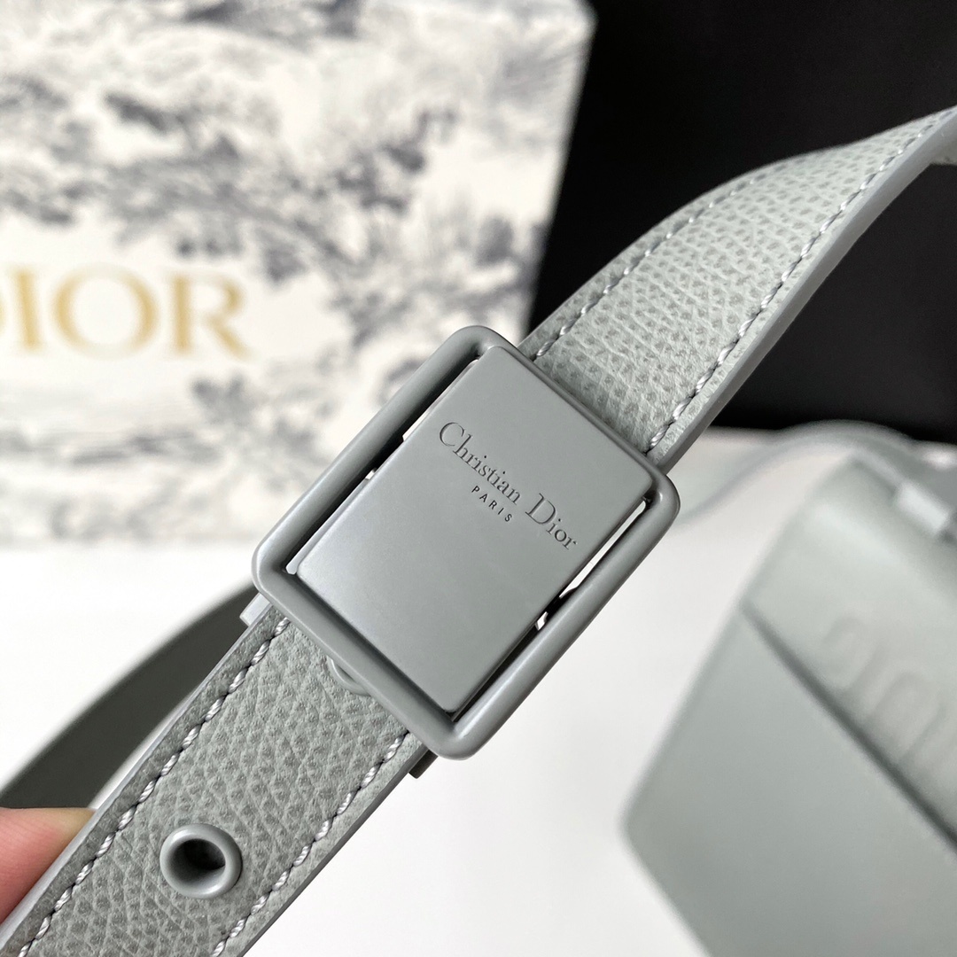 Christian Dior Azure Gray Gradient Handle Bag For Women 24cm/9.5in CD - Soul Replicas