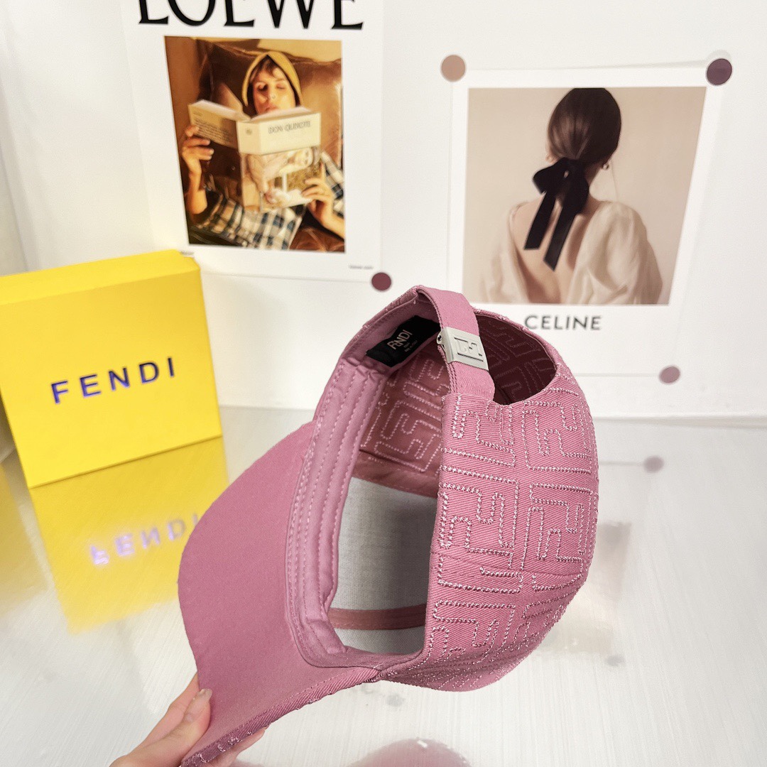 Fendi Baseball Cap Pink Fendi Cap - Soul Replicas