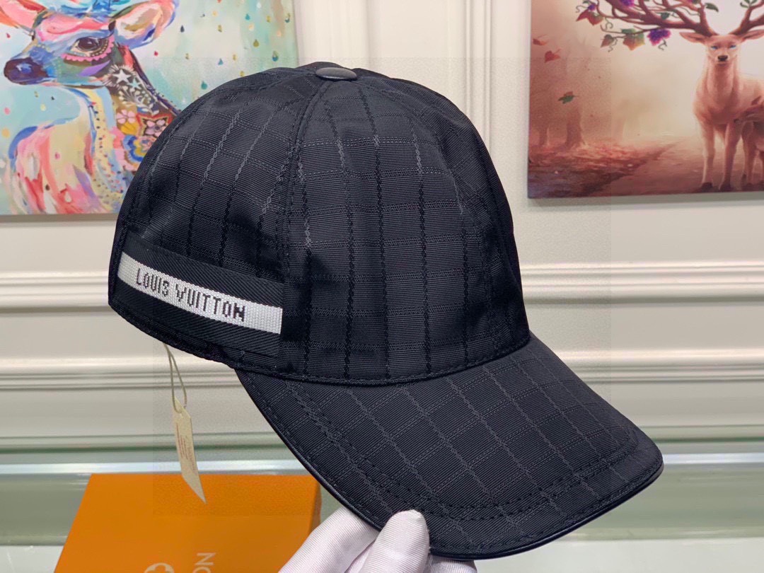Louis Vuitton Be My Cap Black LV Cap - Soul Replicas