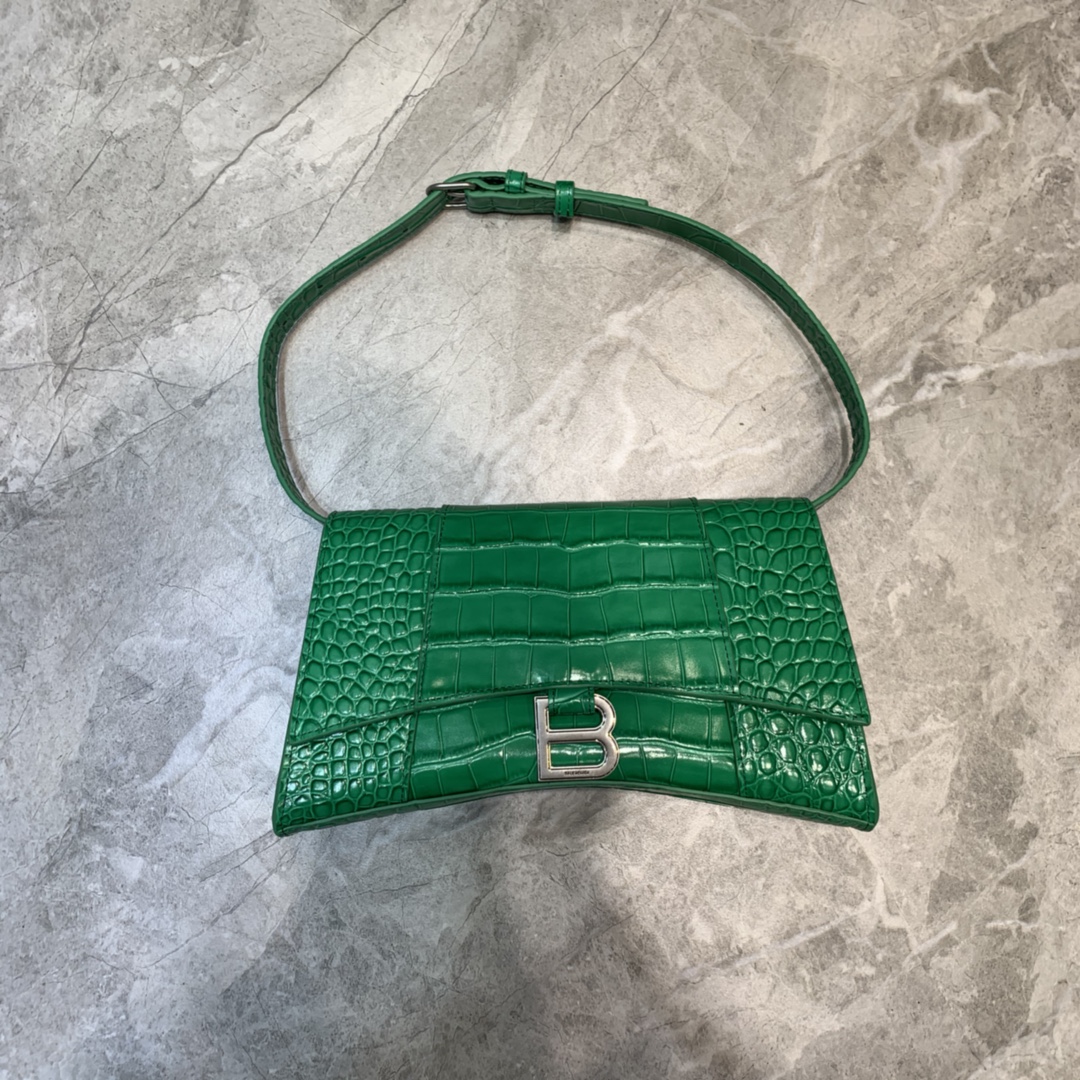 Balenciaga Hourglass Handbag In Green. For Women. Women-s Bags 9.8in/25cm - Soul Replicas