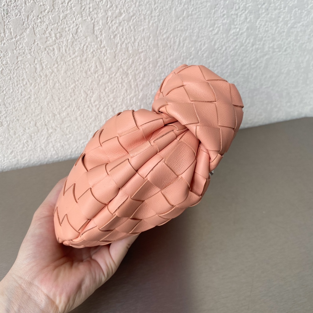 Bottega Veneta Mini Jodie Pale Orange. For Women. Women's Bags 11in/28cm - Soul Replicas