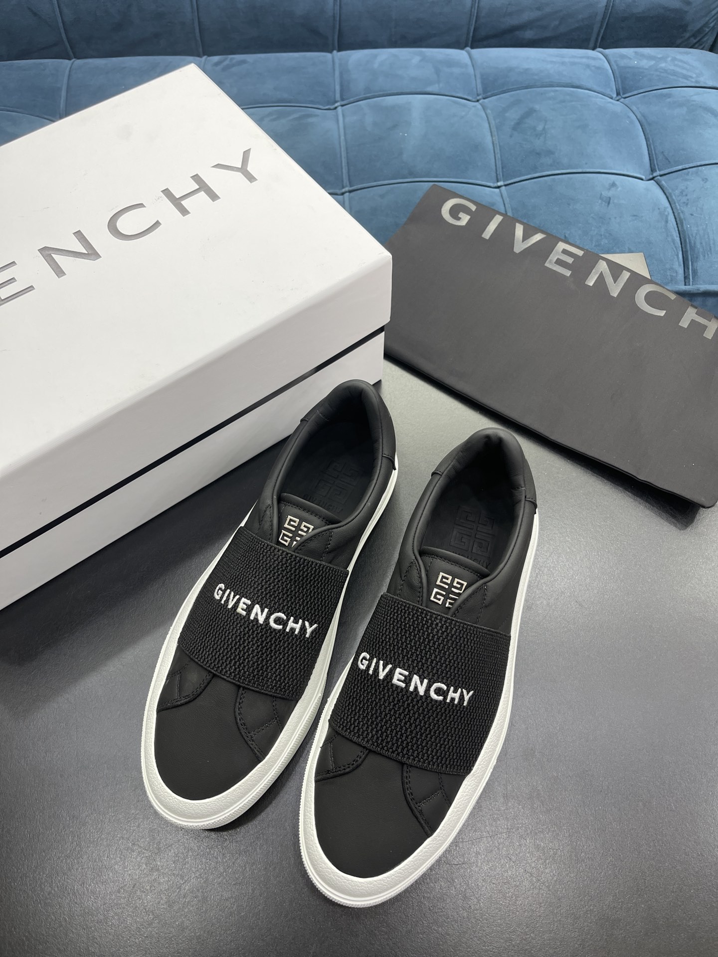 Givenchy Sneakers With Elastic Band Black For Men GVC BH005XH16Y-001 - Soul Replicas