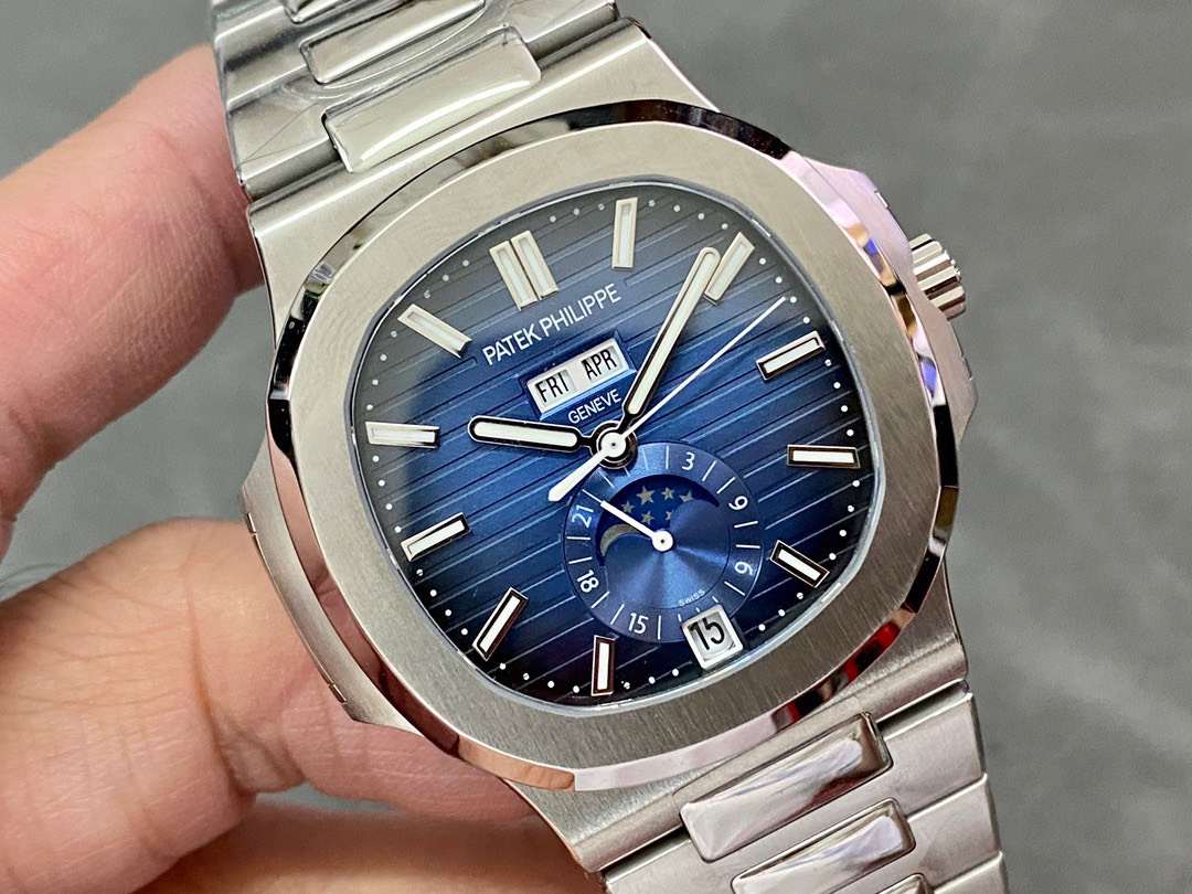 Patek Philippe Replica Watch Nautilus 5726 Blue Dial GR Factory 40.5mm - Soul Replicas