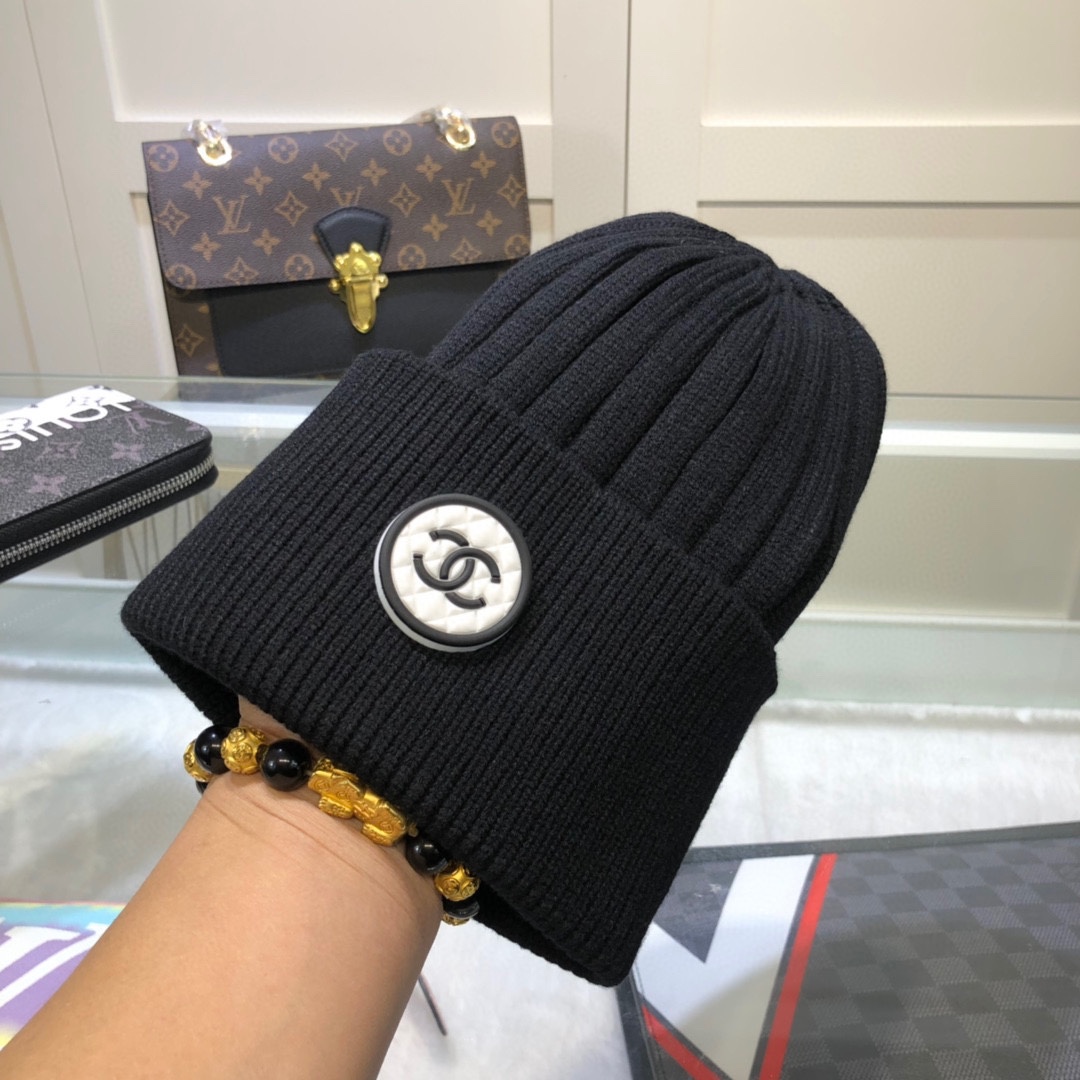 Chanel Beanie In Black - Soul Replicas