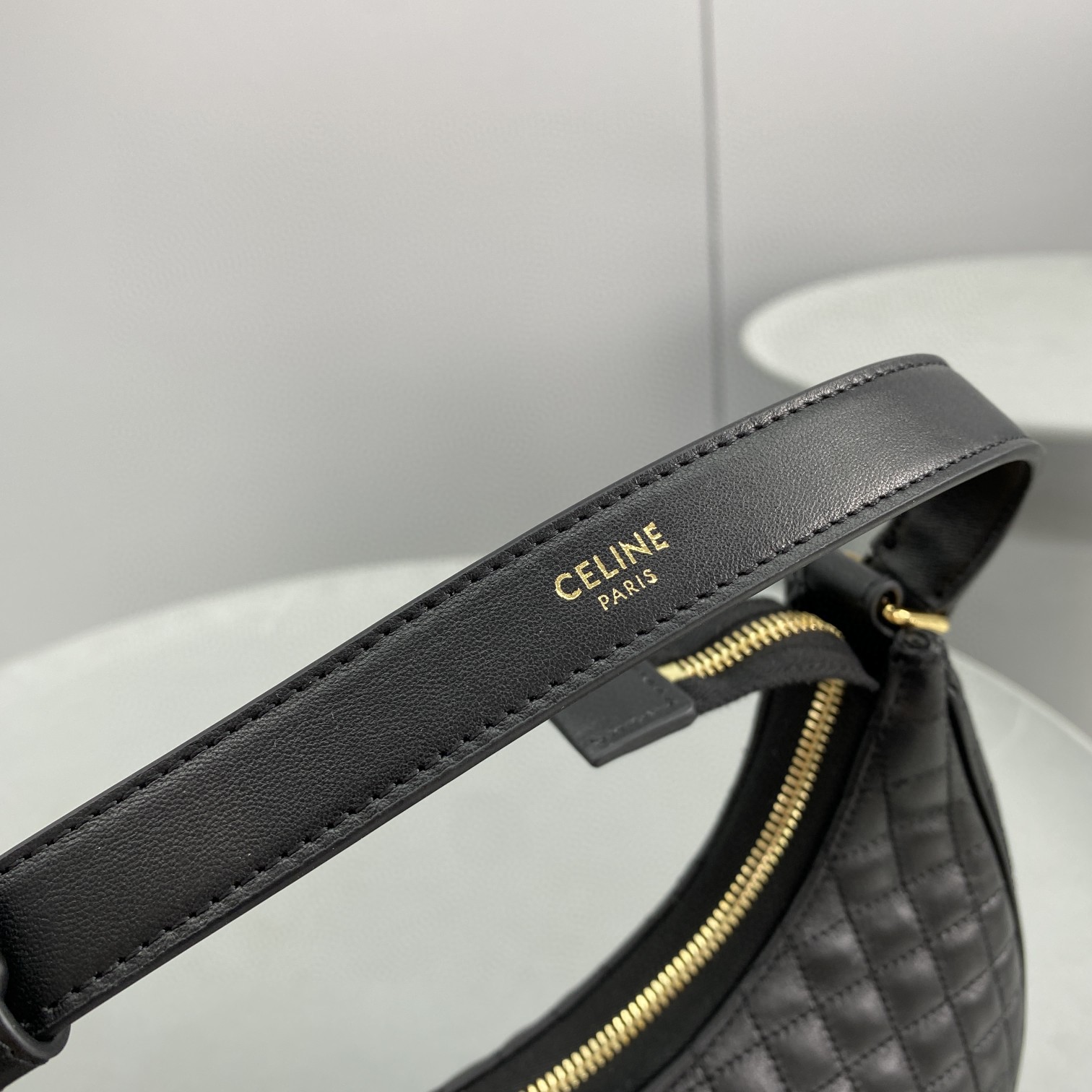 Celine Ava Bag Black For Women 9in/23.5cm - Soul Replicas