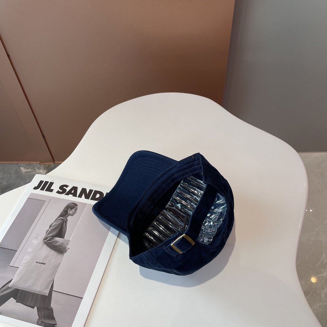 Balenciaga BB Sprayed Dark Blue Cap - Soul Replicas