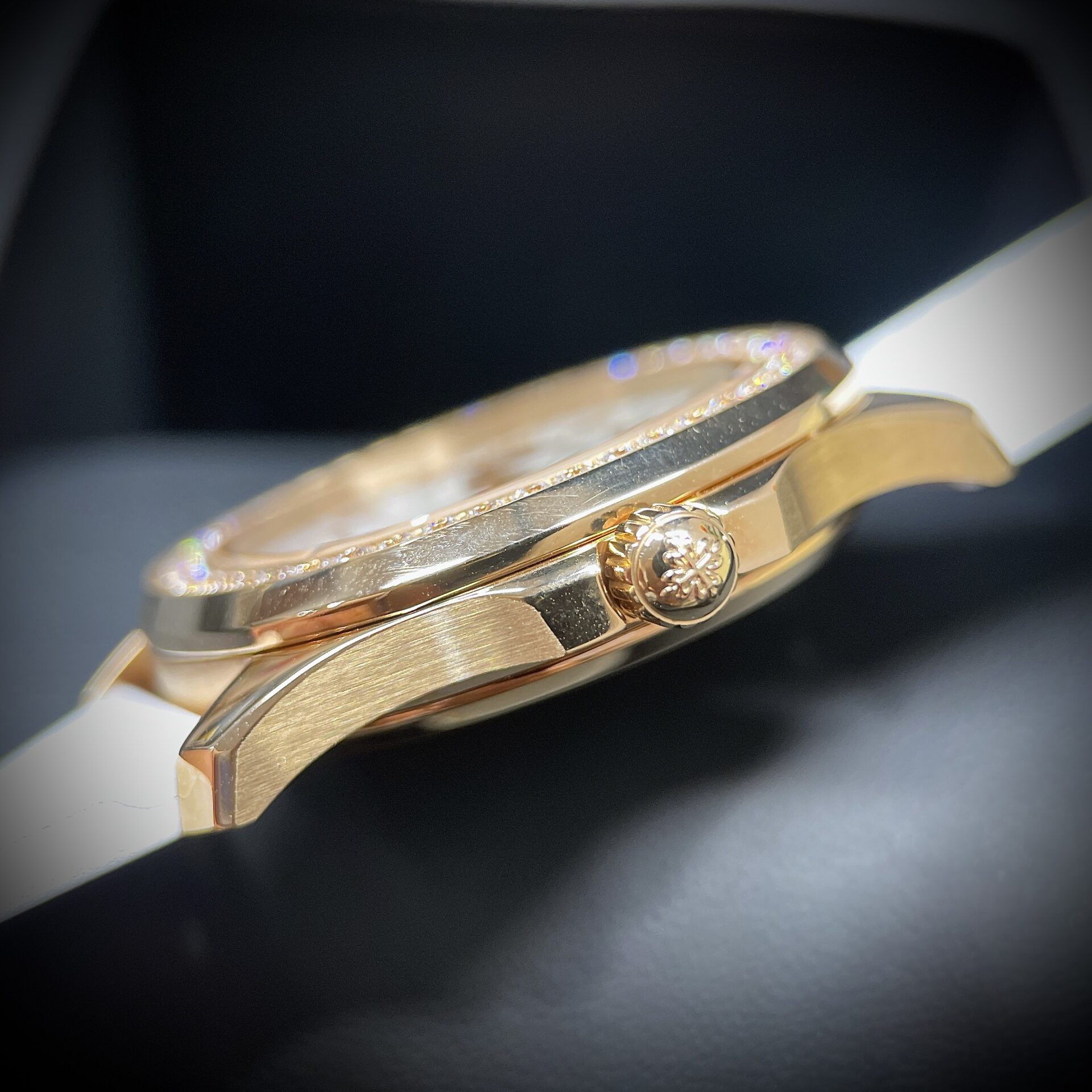 Patek Philippe Aquanaut 5072R Replica Watch White Rubber Strap PPF 35.6mm - Soul Replicas