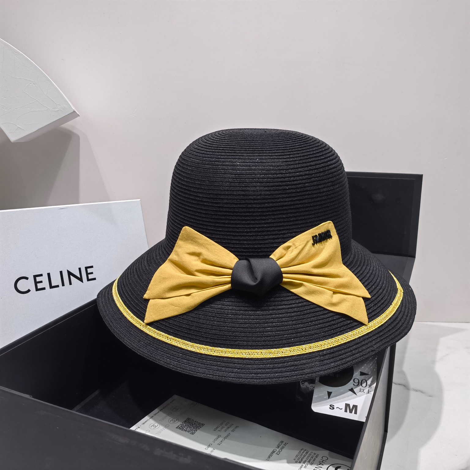 Celine Bucket Summer Hat Black Celine Hat - Soul Replicas