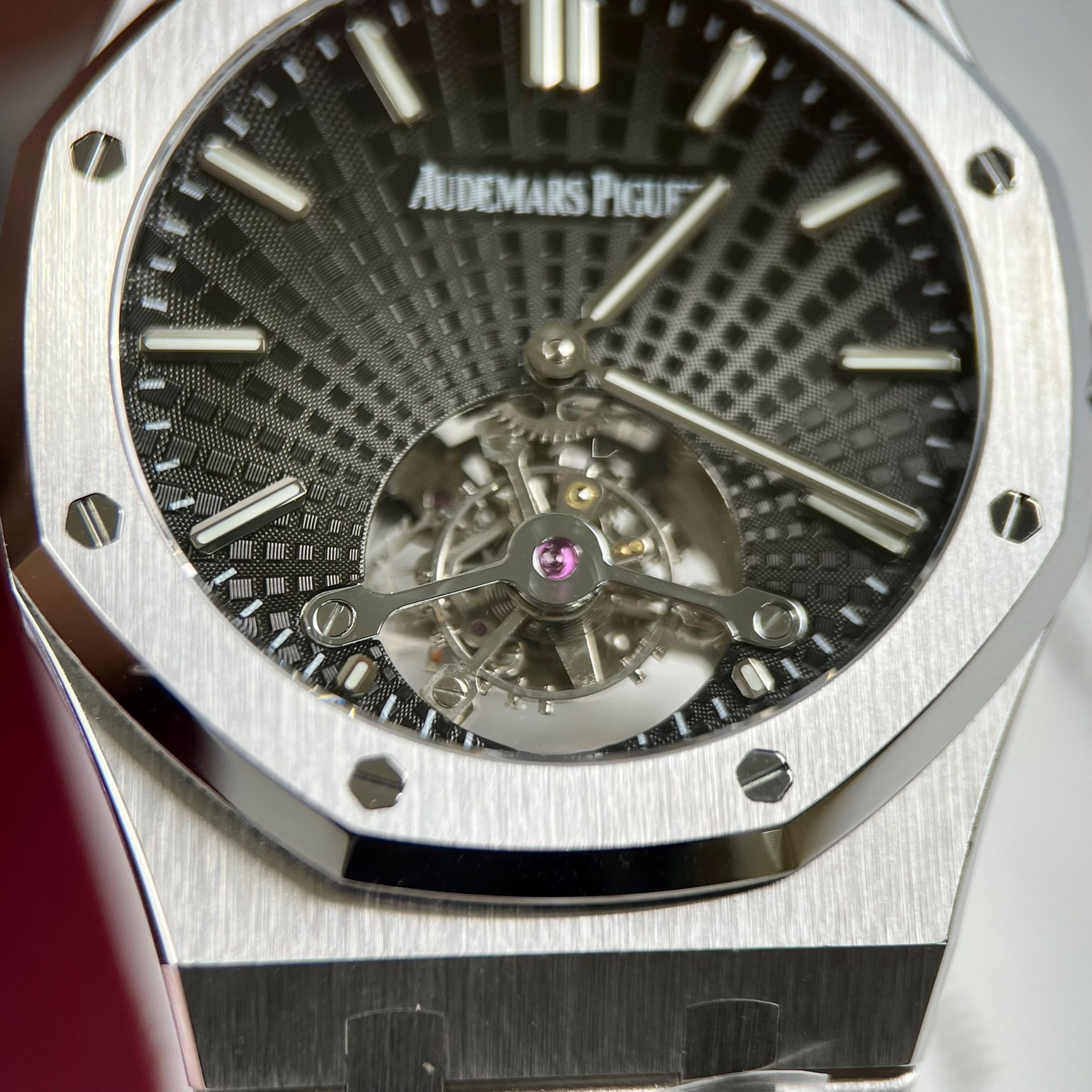 Audemars Piguet Best Replica Watch Royal Oak Tourbillon 26522TI Gray Dial 41mm - Soul Replicas