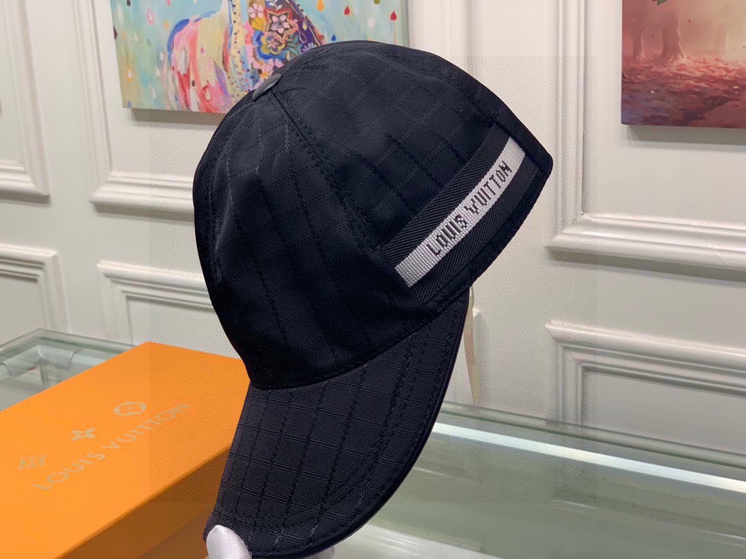 Louis Vuitton Be My Cap Black LV Cap - Soul Replicas