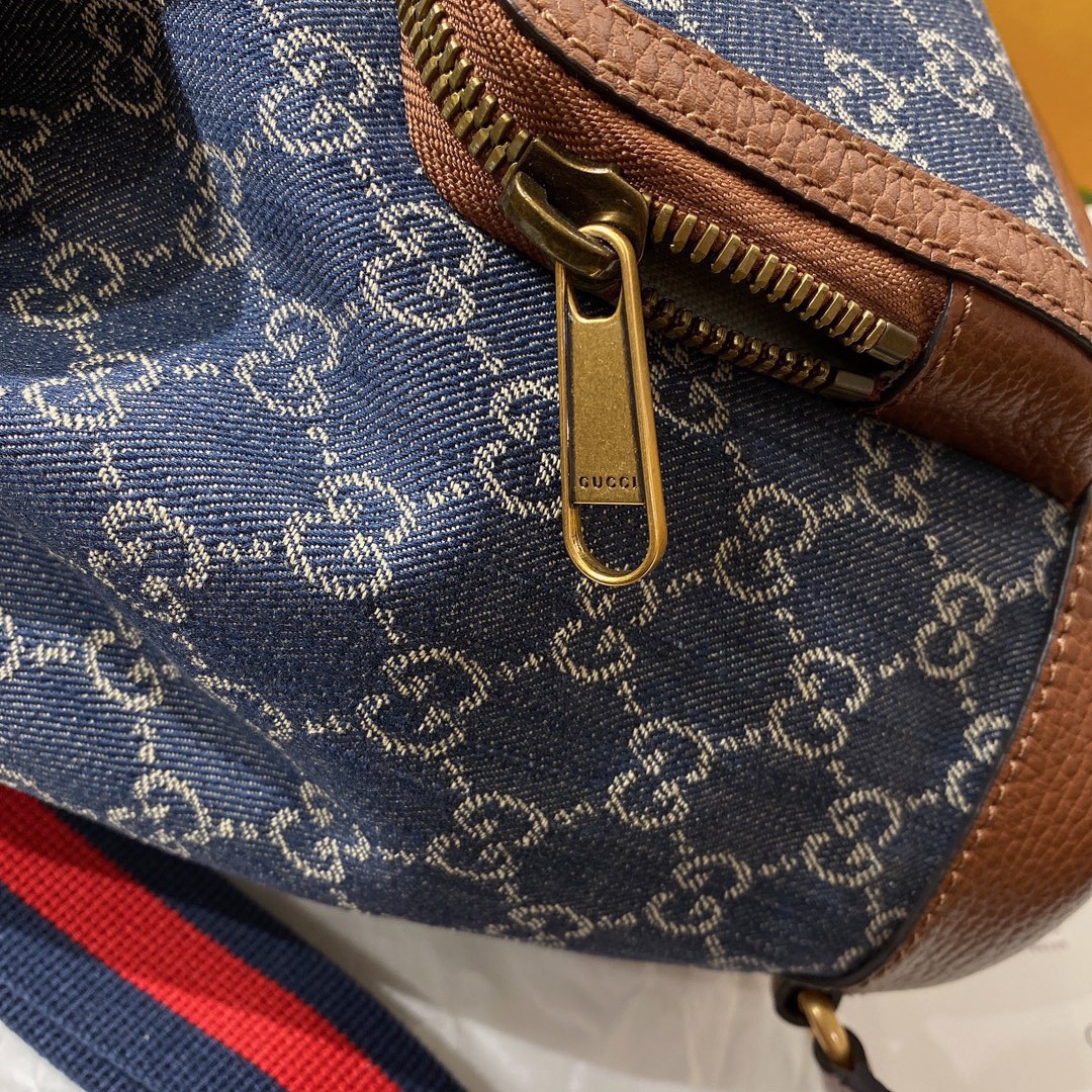 Gucci Backpack With Interlocking G Blue For Women. Women-s Bags 11.8in/30cm Gucci - Soul Replicas