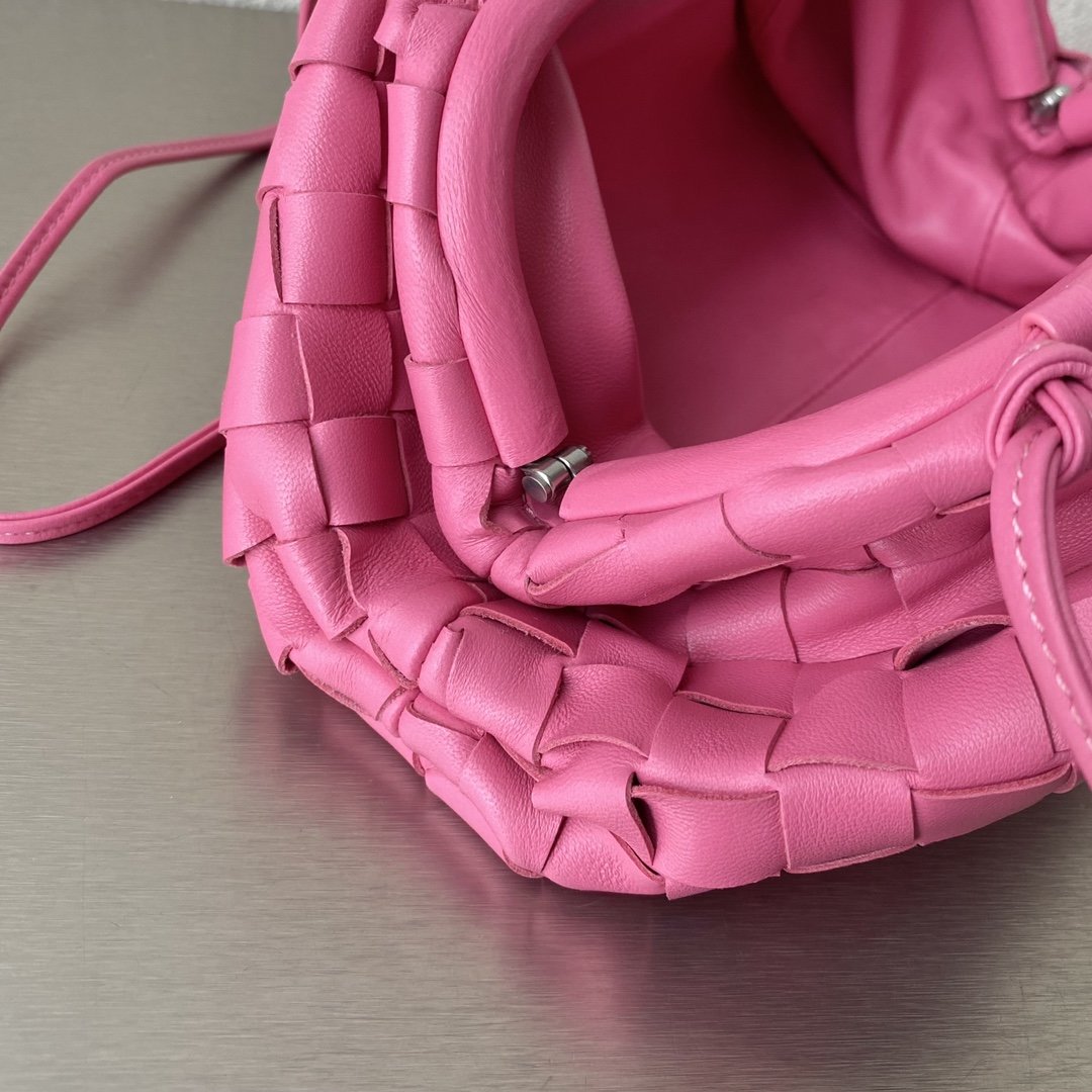 Bottega Veneta Mini Pouch Pink. For Women. Women-s Bags 8.6in/22cm - Soul Replicas